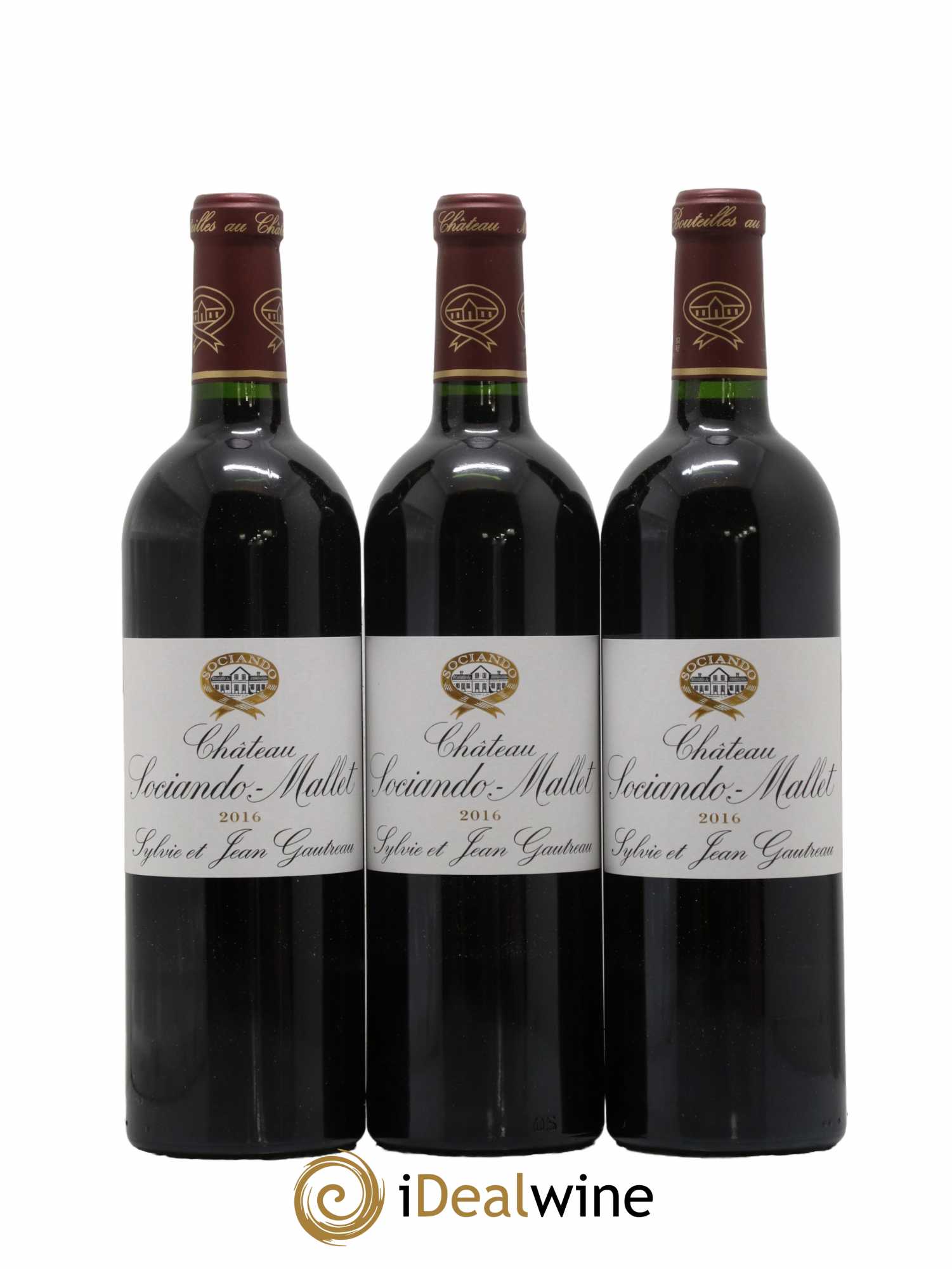 Château Sociando Mallet 2016 - Lot de 6 bouteilles - 1