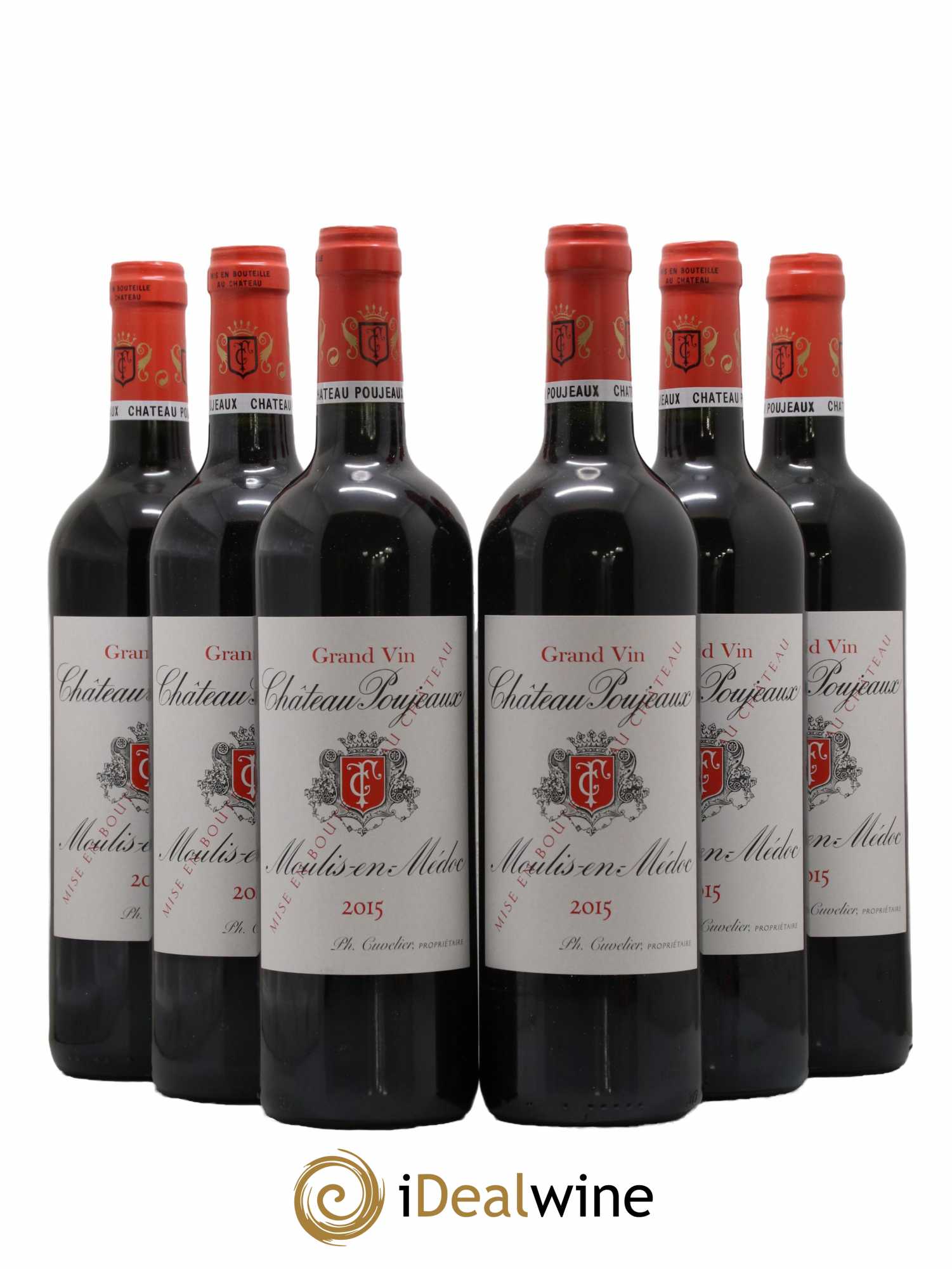 Château Poujeaux 2015 - Lot de 6 bouteilles - 0