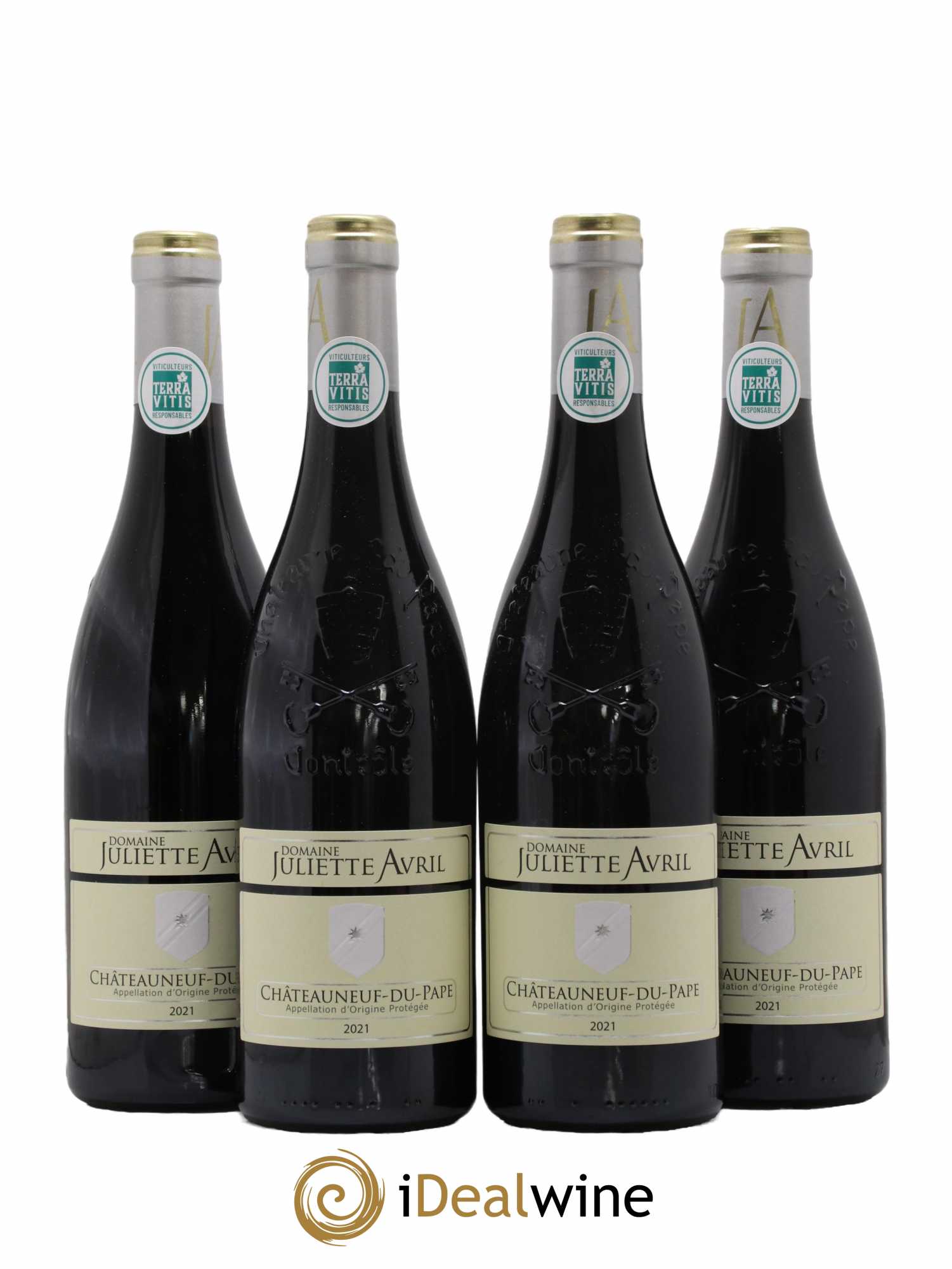 Châteauneuf-du-Pape Domaine Juliette Avril 2021 - Lot de 4 bouteilles - 0