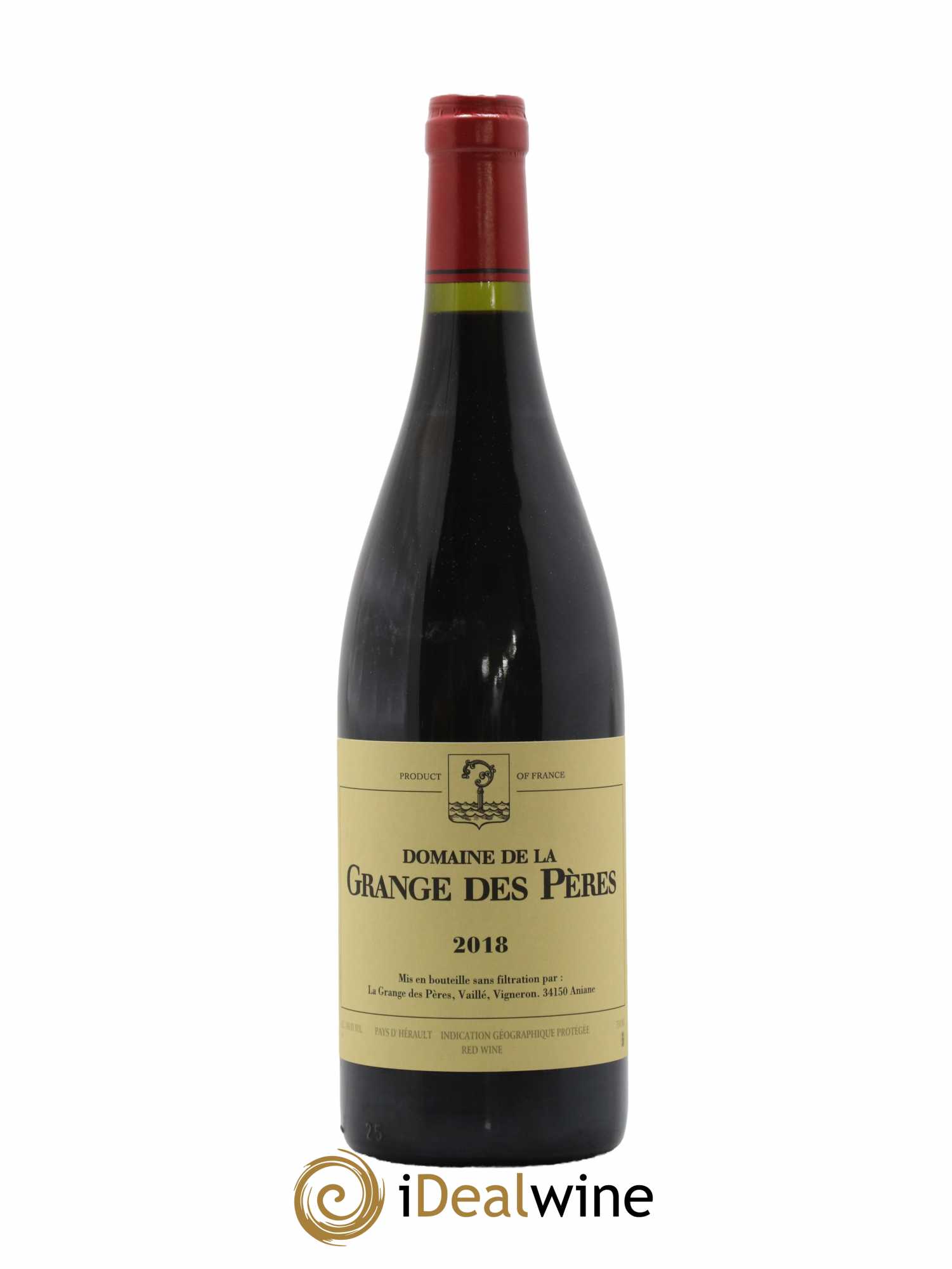 Pays d'Hérault Grange des Pères Laurent Vaillé 2018 - Lot de 1 bouteille - 0