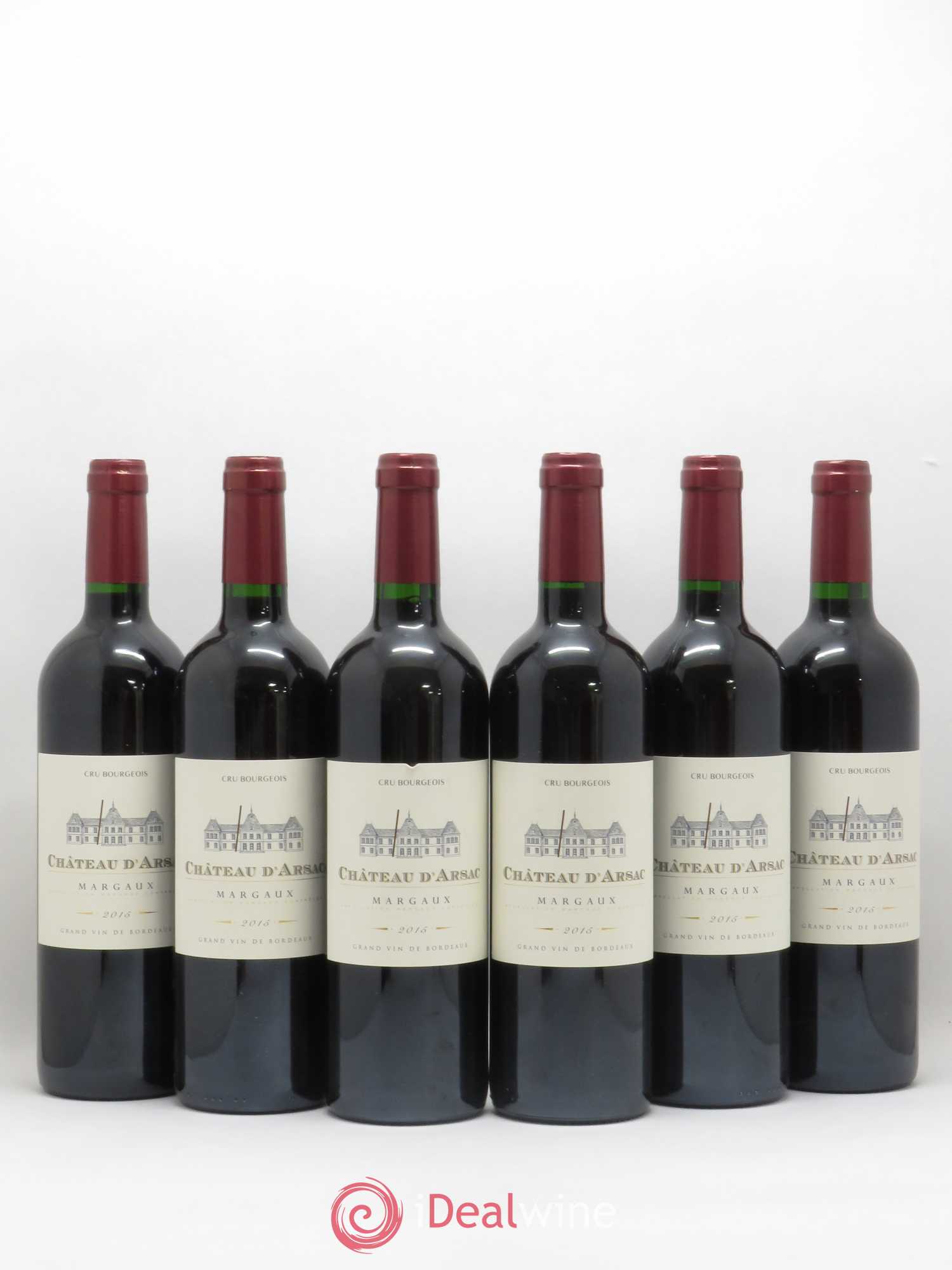 Château d' Arsac Cru Bourgeois 2015 - Lot de 6 bouteilles - 0
