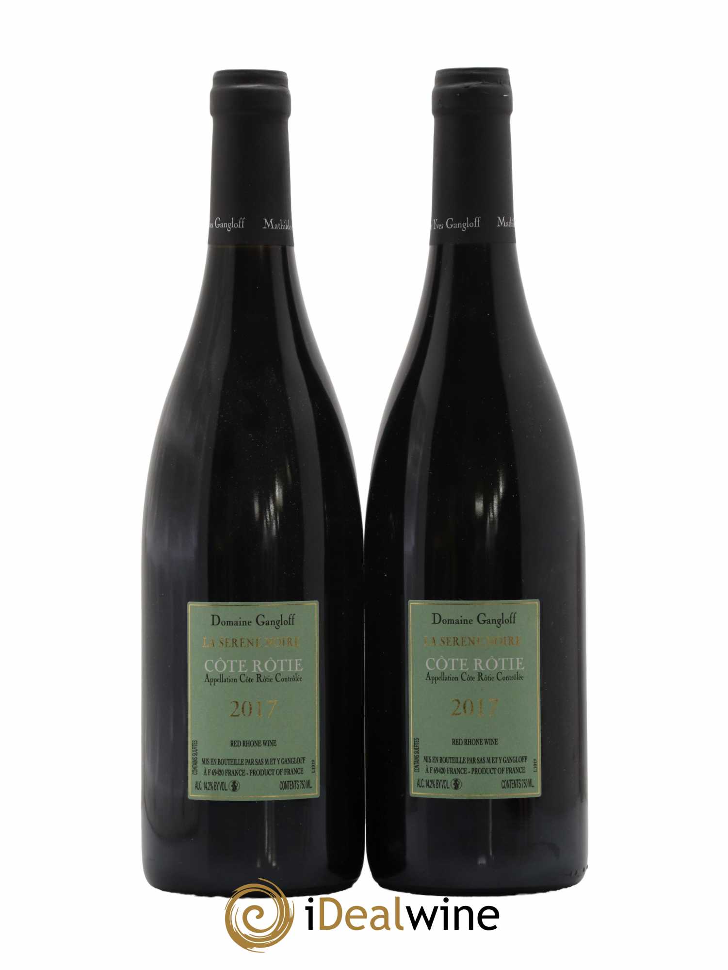 Côte-Rôtie La Sereine Noire Gangloff (Domaine) 2017 - Lot de 2 bouteilles - 1