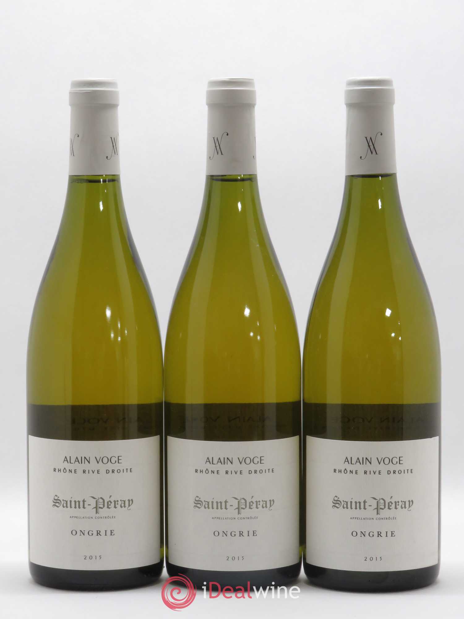Saint-Péray Ongrie Alain Voge (Domaine) 2015 - Lot de 3 bouteilles - 0