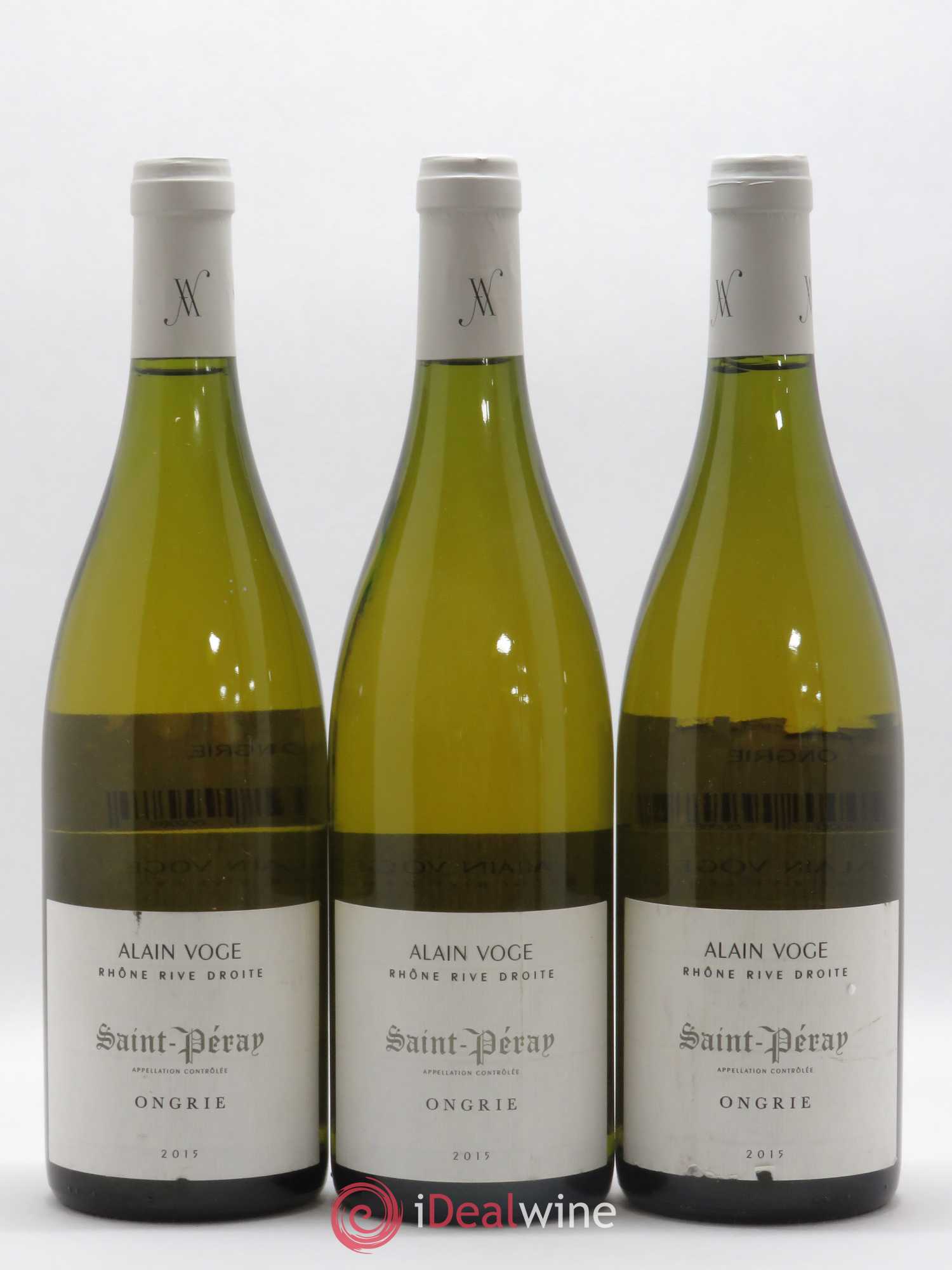 Saint-Péray Ongrie Alain Voge (Domaine) 2015 - Lot de 3 bouteilles - 0