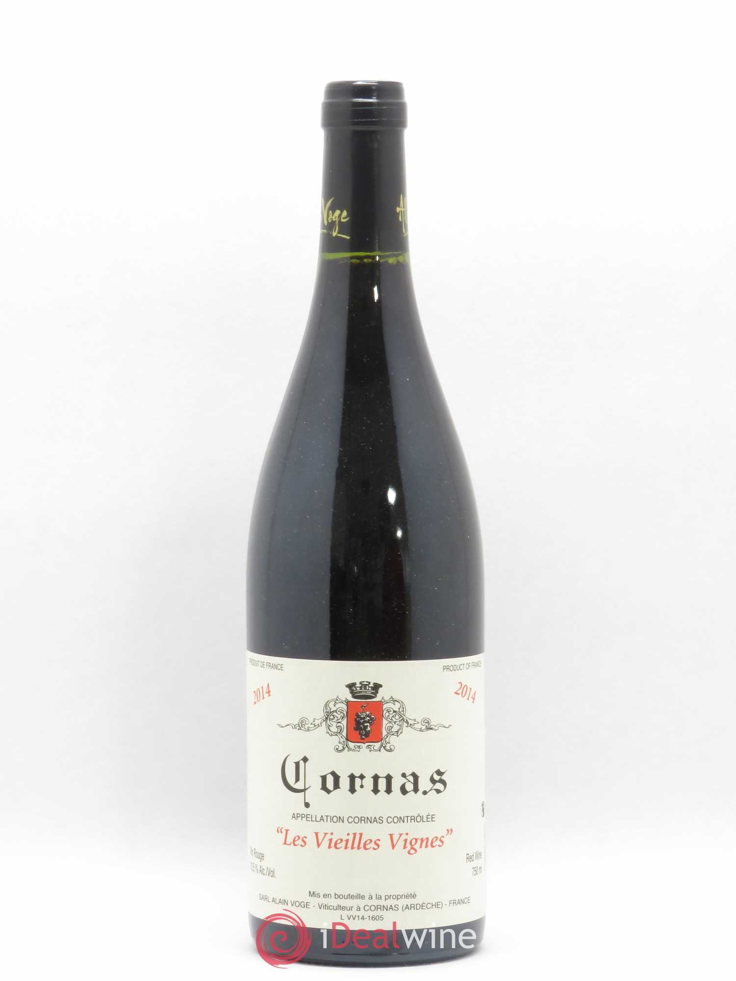 Cornas Les Vieilles Vignes Alain Voge (Domaine) 2014 - Lot de 1 bouteille - 0