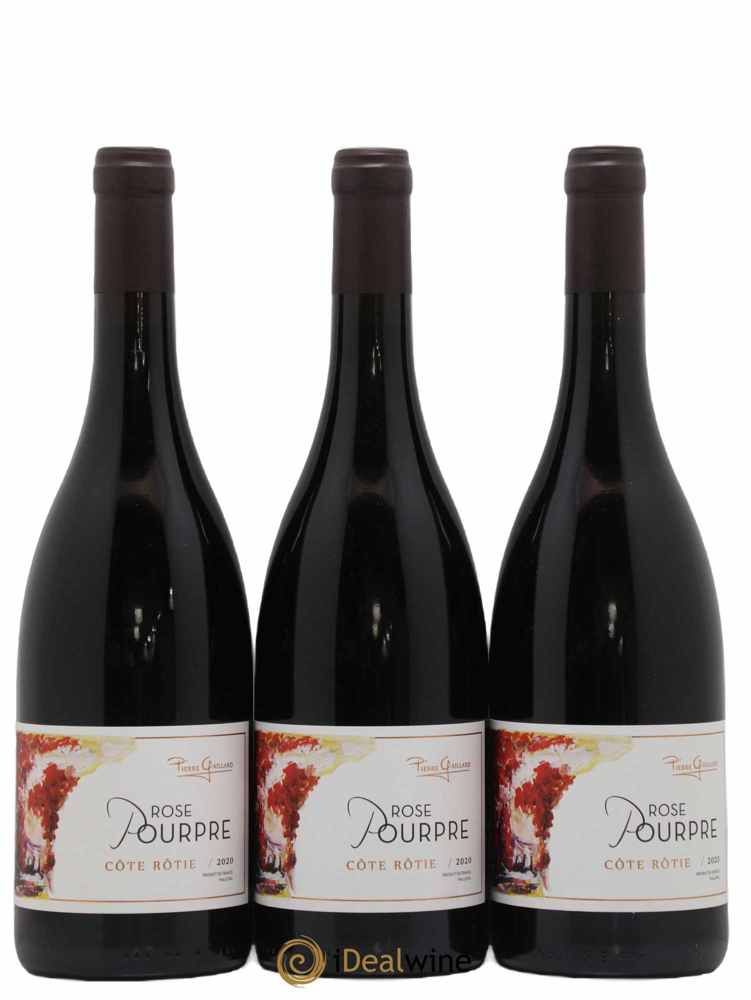 Côte-Rôtie Rose Pourpre Pierre Gaillard 2020 - Lot de 3 bouteilles - 0
