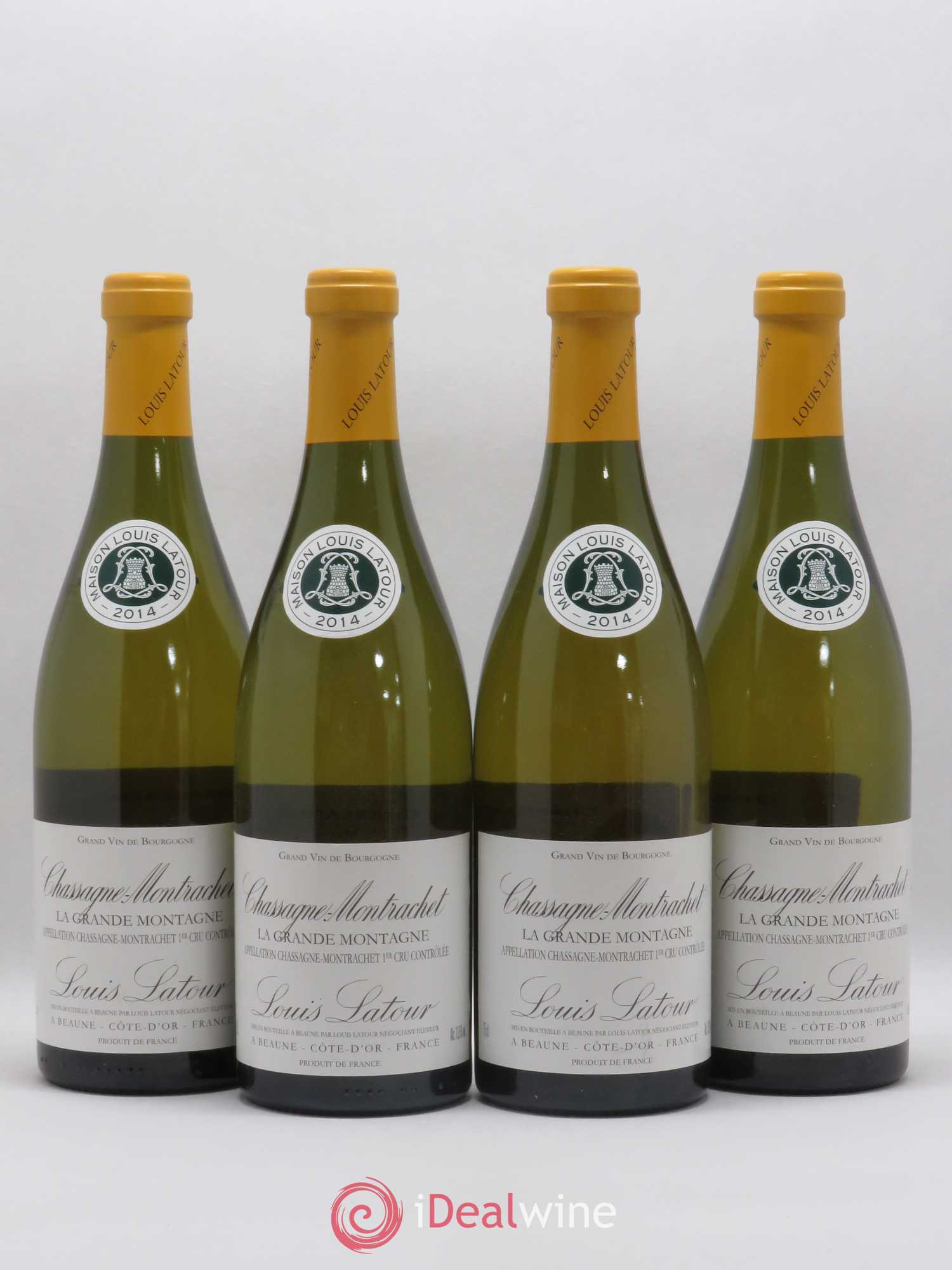 Chassagne-Montrachet 1er Cru La Grande Montagne Louis Latour 2014 - Lot de 4 bouteilles - 0
