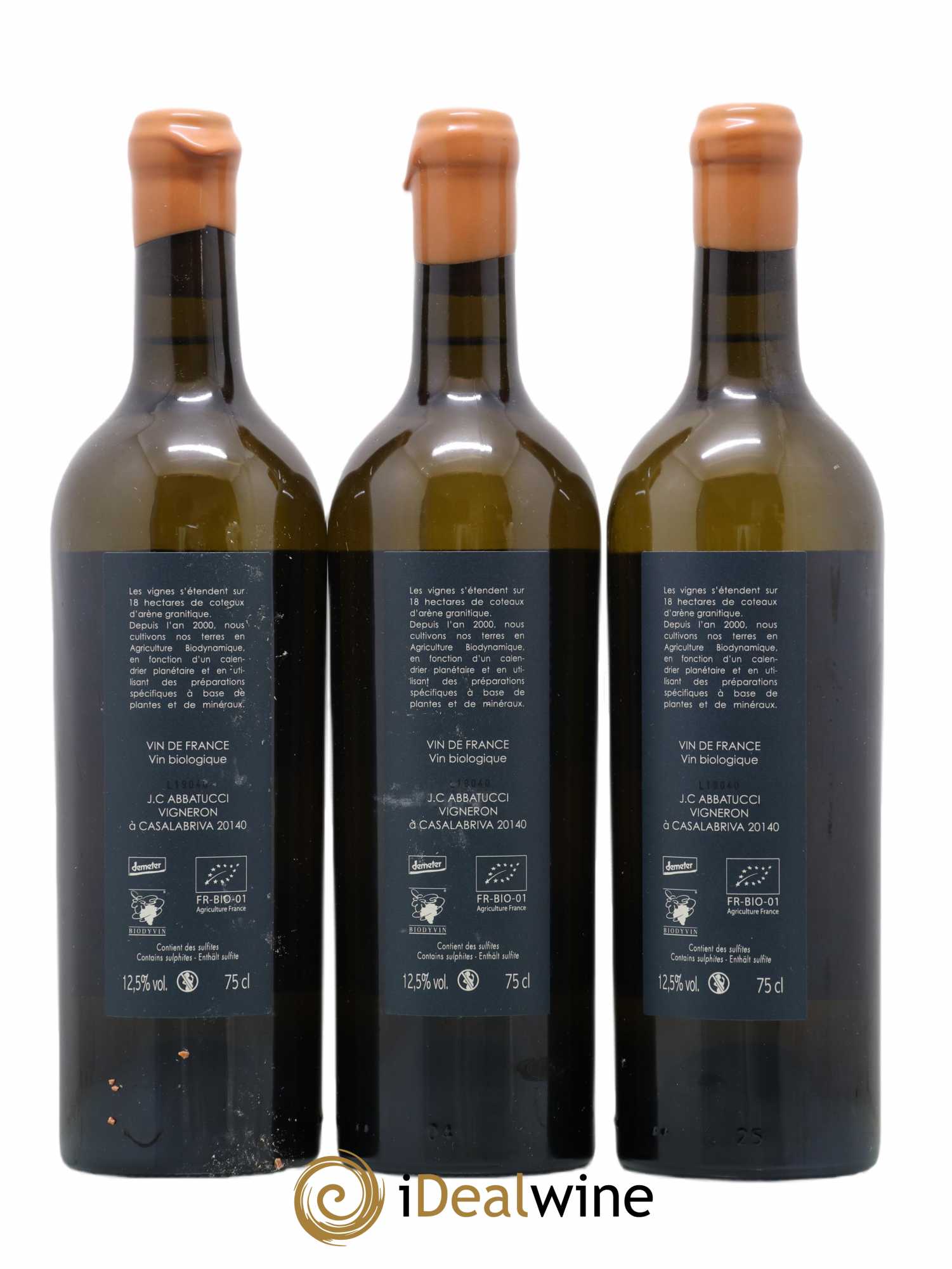 Vin de France Général de la Révolution Comte Abbatucci (Domaine) 2019 - Lotto di 3 bottiglie - 1
