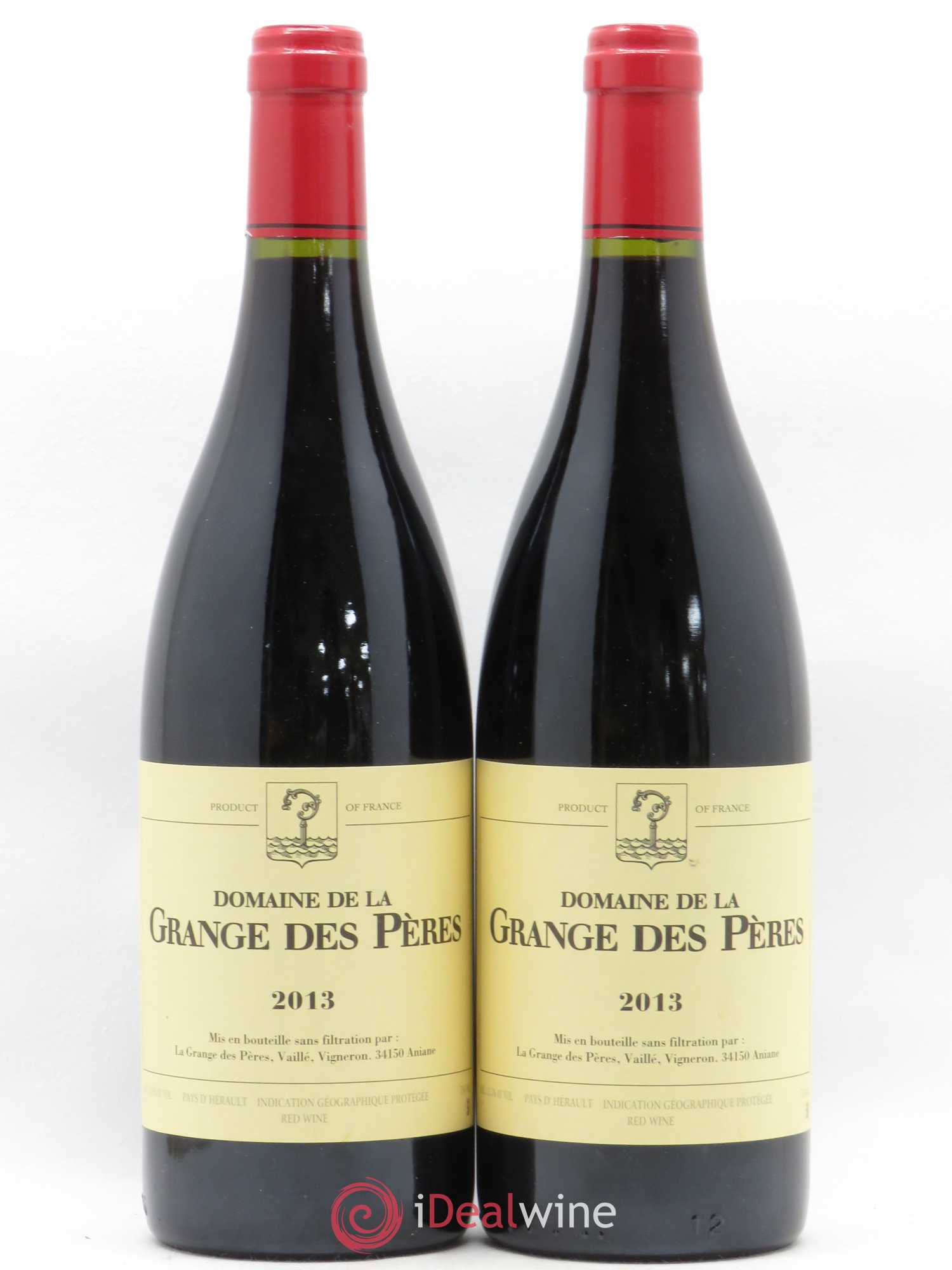 Pays d'Hérault Grange des Pères Laurent Vaillé 2013 - Lot de 2 bouteilles - 0
