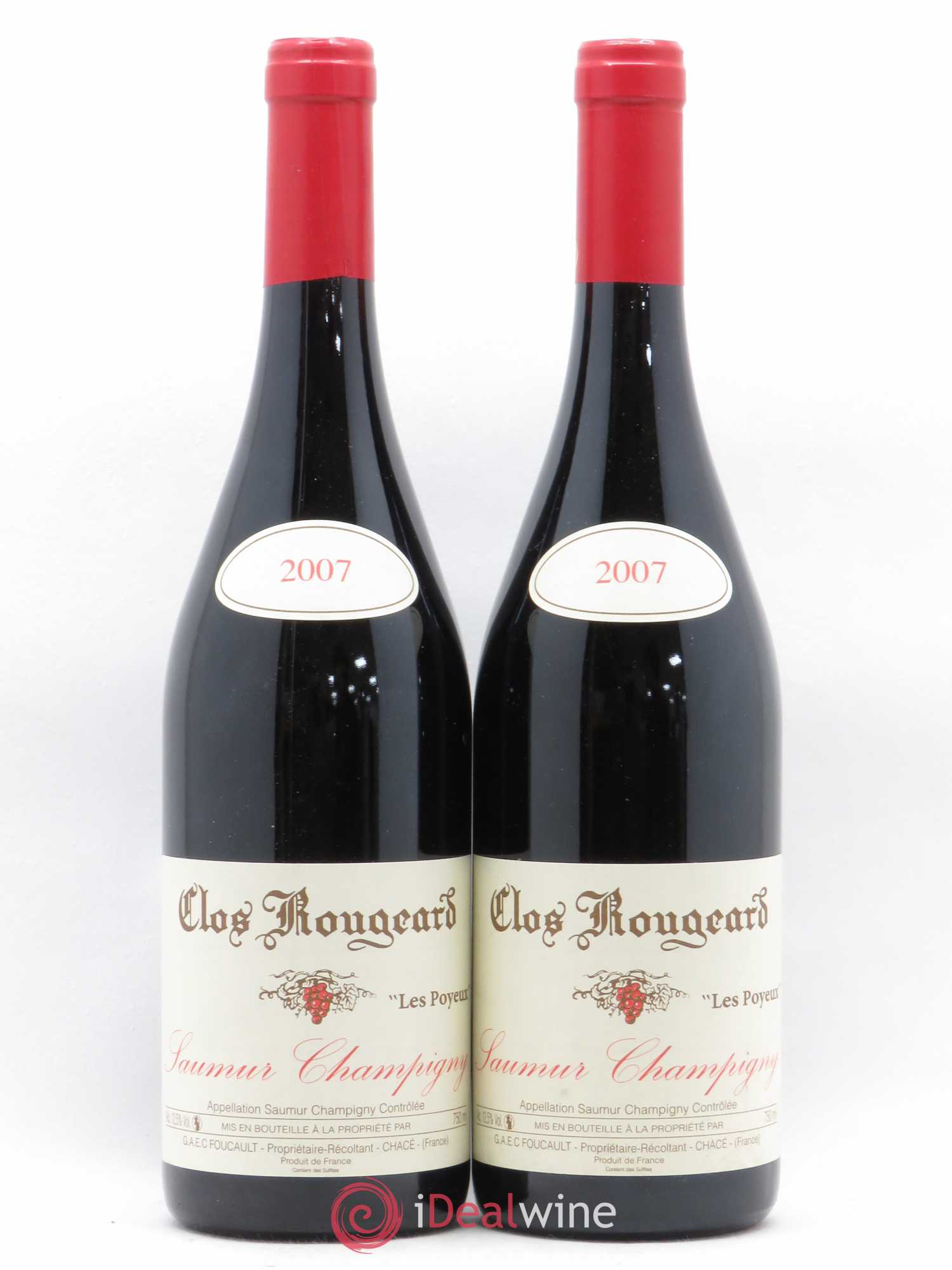 Saumur-Champigny Les Poyeux Clos Rougeard 2007 - Lot de 2 bouteilles - 0