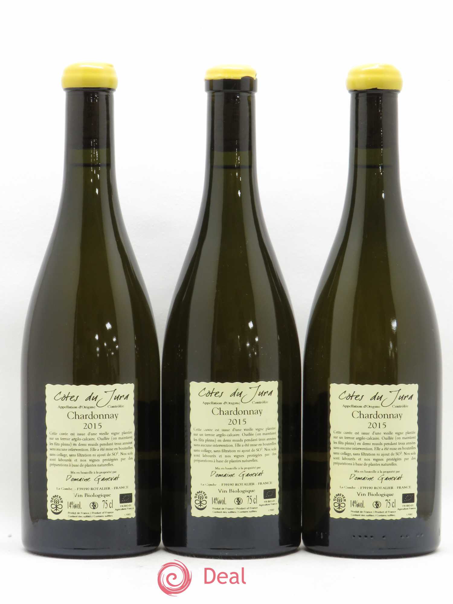 Côtes du Jura Les Chamois du Paradis Jean-François Ganevat (Domaine) 2015 - Lot de 3 bouteilles - 1