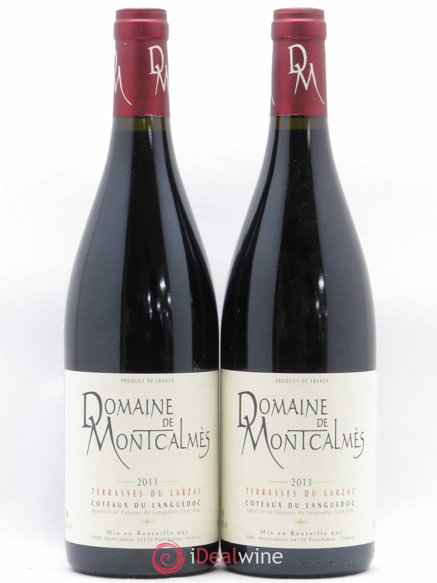Terrasses du Larzac Domaine de Montcalmès Frédéric Pourtalié 2013 - Lot de 2 bouteilles - 0
