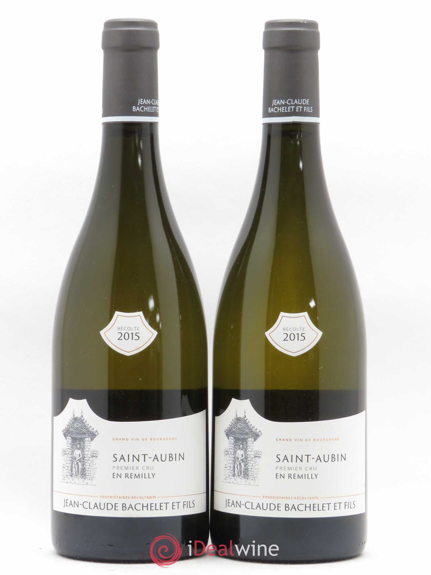 Saint-Aubin 1er Cru En Remilly Jean Claude Bachelet 2015 - Lot de 2 bouteilles - 0