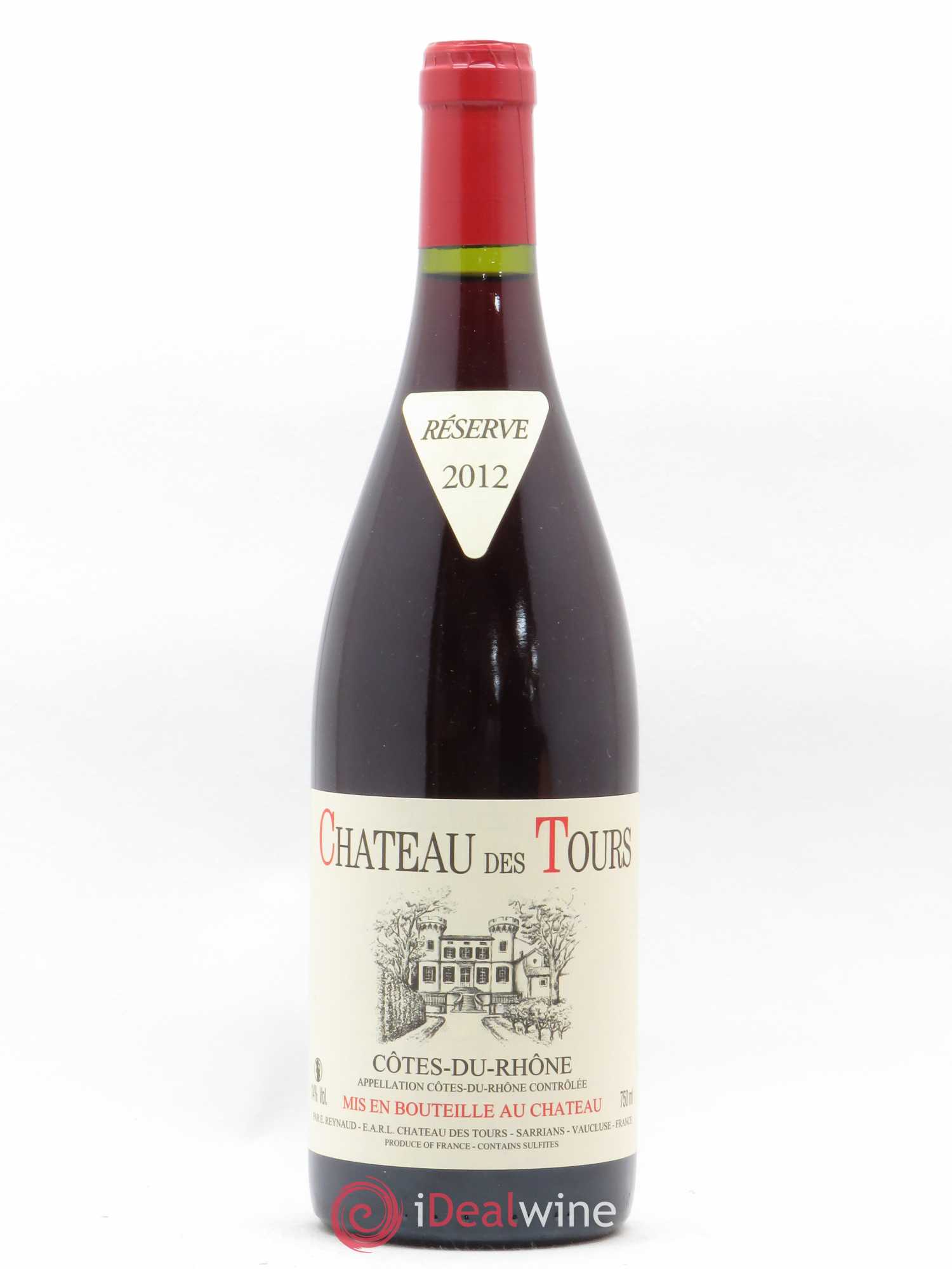 Côtes-du-Rhône Château des Tours Emmanuel Reynaud 2012 - Lot de 1 bouteille - 0