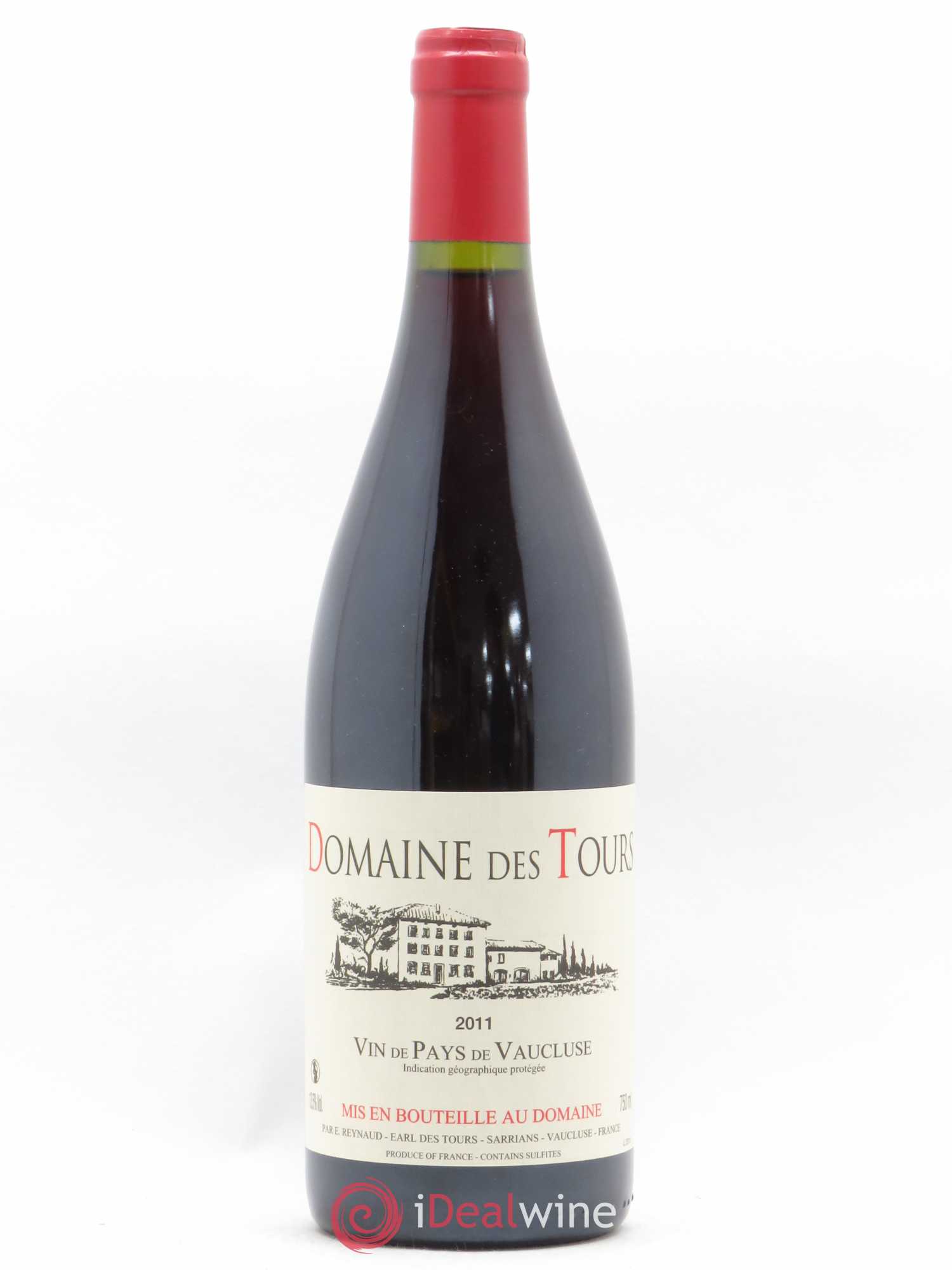Vaucluse (Vin de Pays de Vaucluse) Domaine des Tours Emmanuel Reynaud 2011 - Lot de 1 bouteille - 0