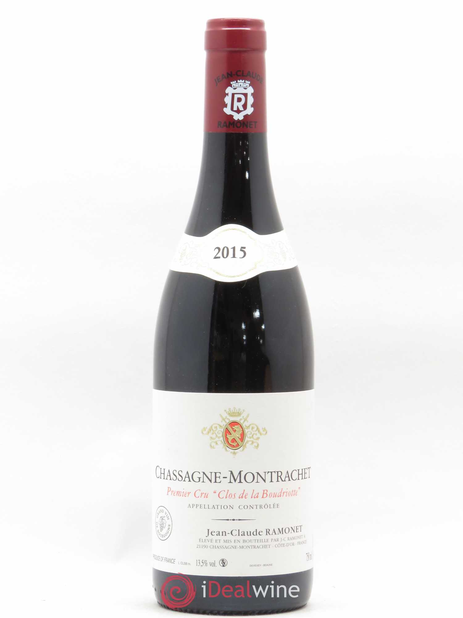 Chassagne-Montrachet 1er Cru Boudriotte Ramonet (Domaine) 2015 - Lot de 1 bouteille - 0