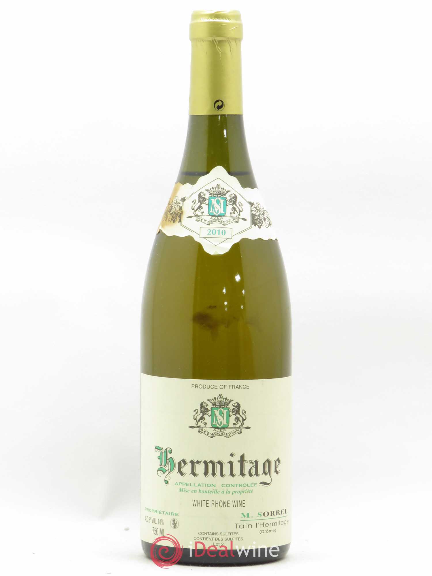 Hermitage Marc Sorrel 2010 - Posten von 1 Flasche - 0