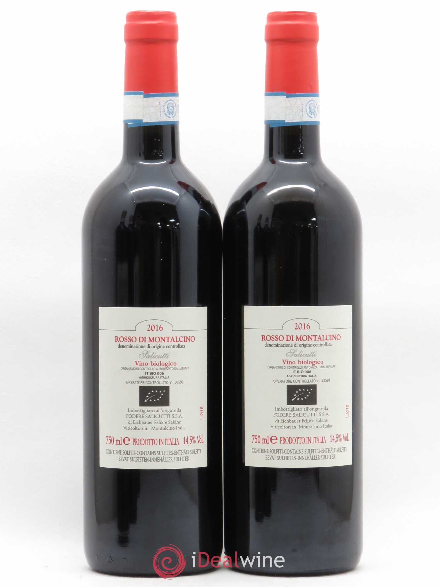 Rosso di Montalcino DOC Salicutti Podere 2016 - Posten von 2 Flaschen - 1
