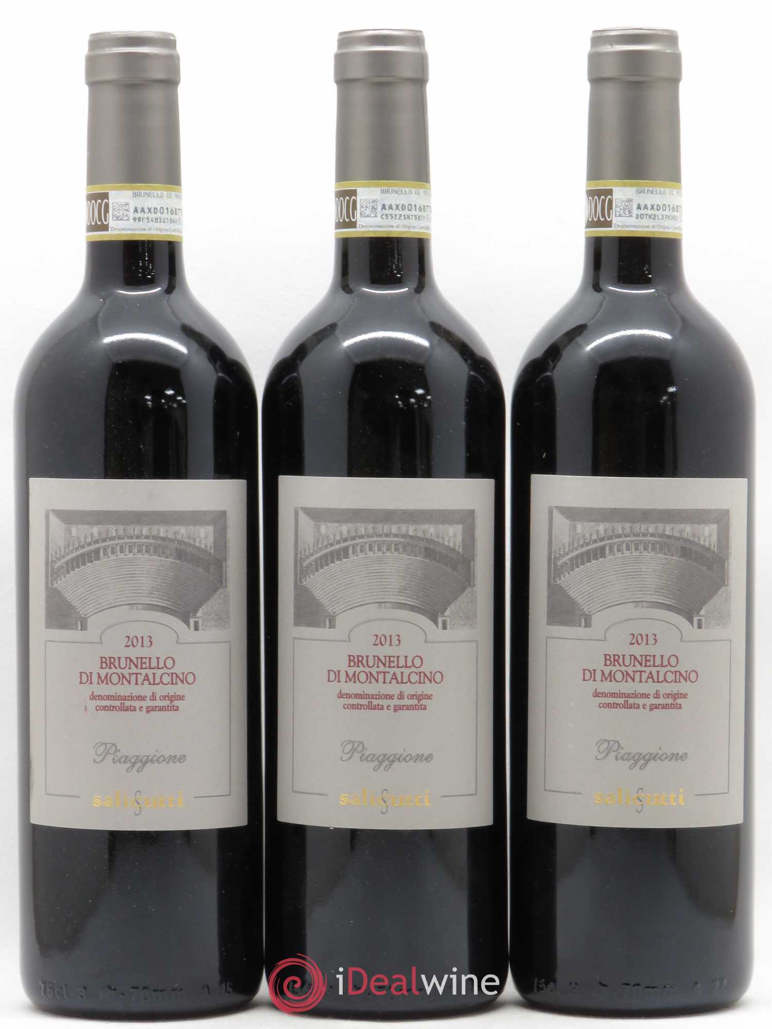 Brunello di Montalcino Piaggione Salicutti Podere 2013 - Posten von 3 Flaschen - 0
