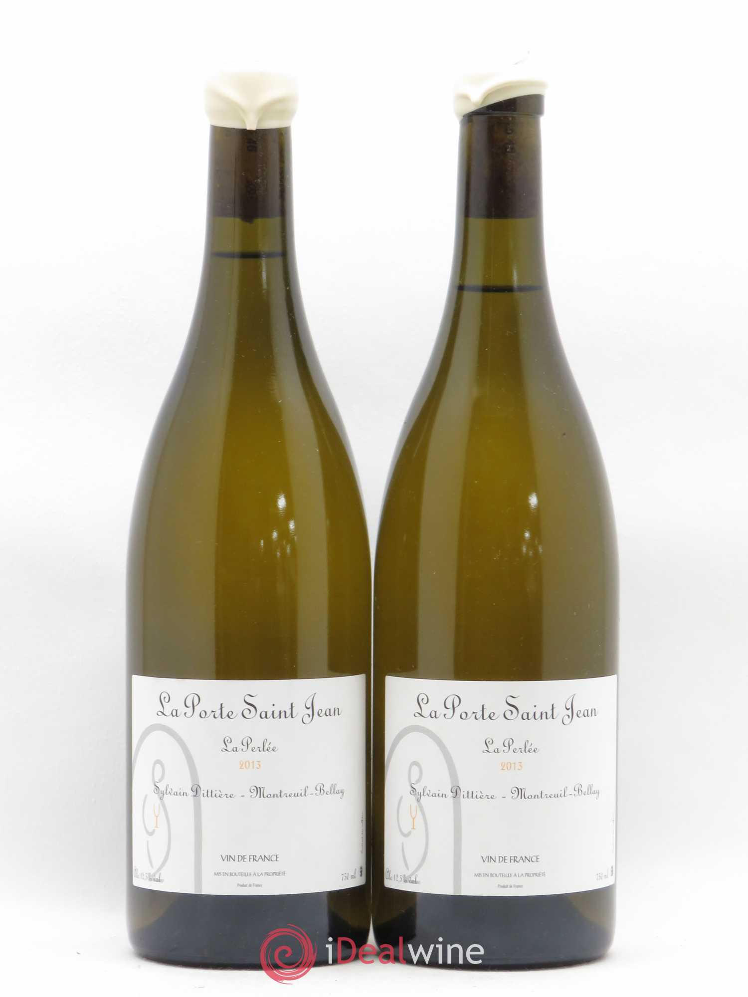 Vin de France La Perlée La Porte Saint Jean 2013 - Lot de 2 bouteilles - 0