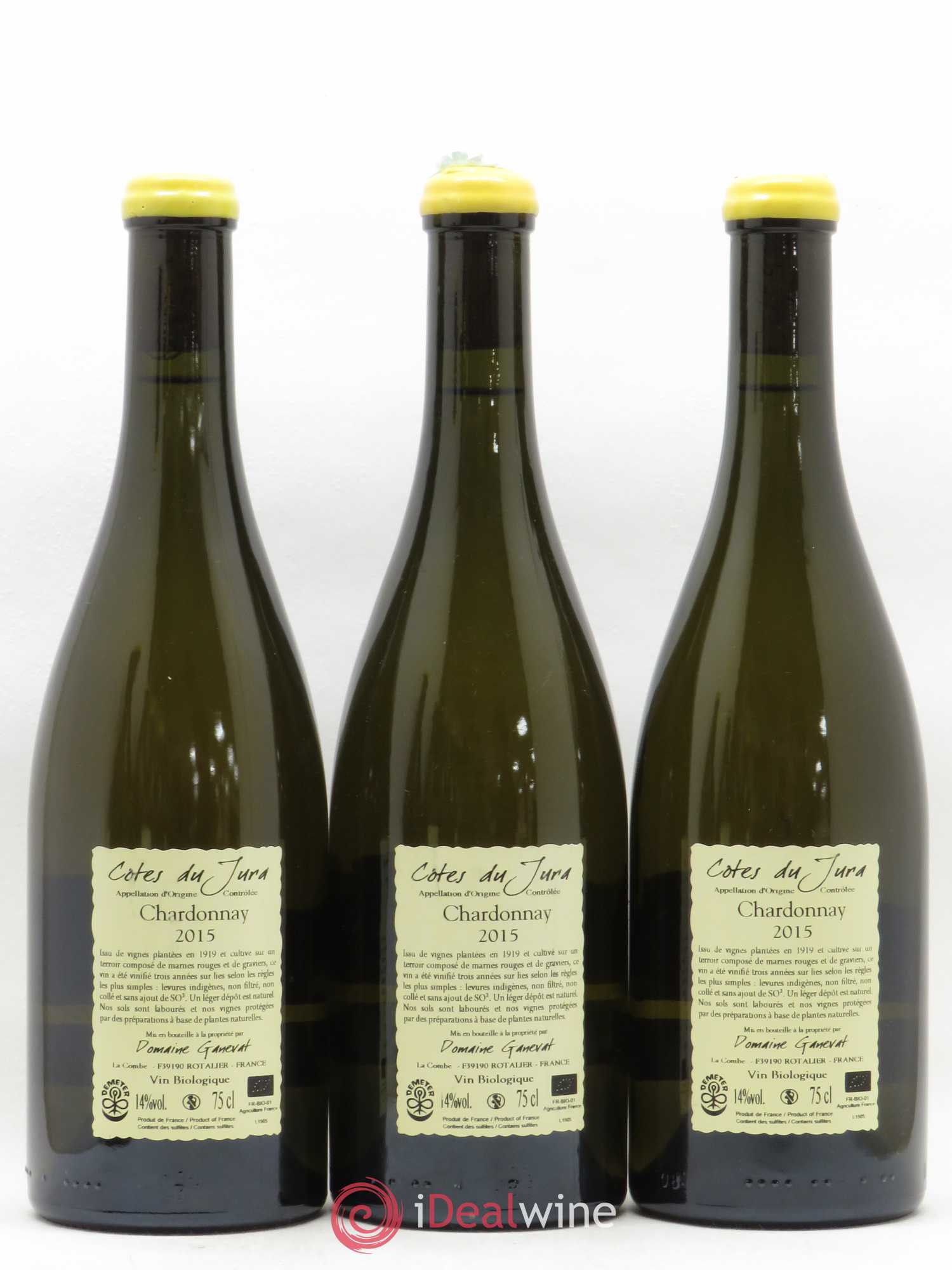 Côtes du Jura Les Grands Teppes Vieilles Vignes Jean-François Ganevat (Domaine) 2015 - Lot de 3 bouteilles - 1