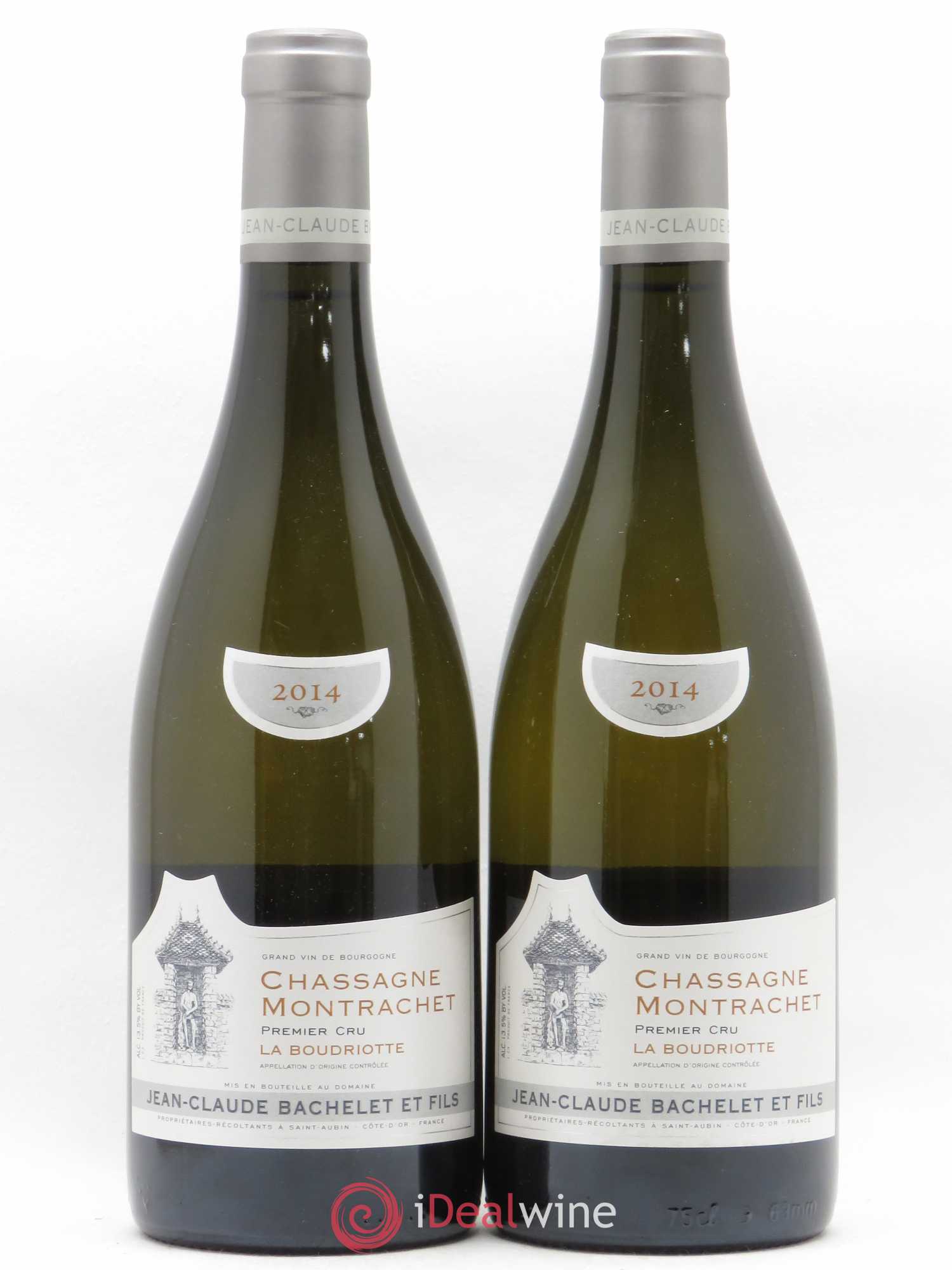 Chassagne-Montrachet 1er Cru La Boudriotte Jean Claude Bachelet 2014 - Lotto di 2 bottiglie - 0