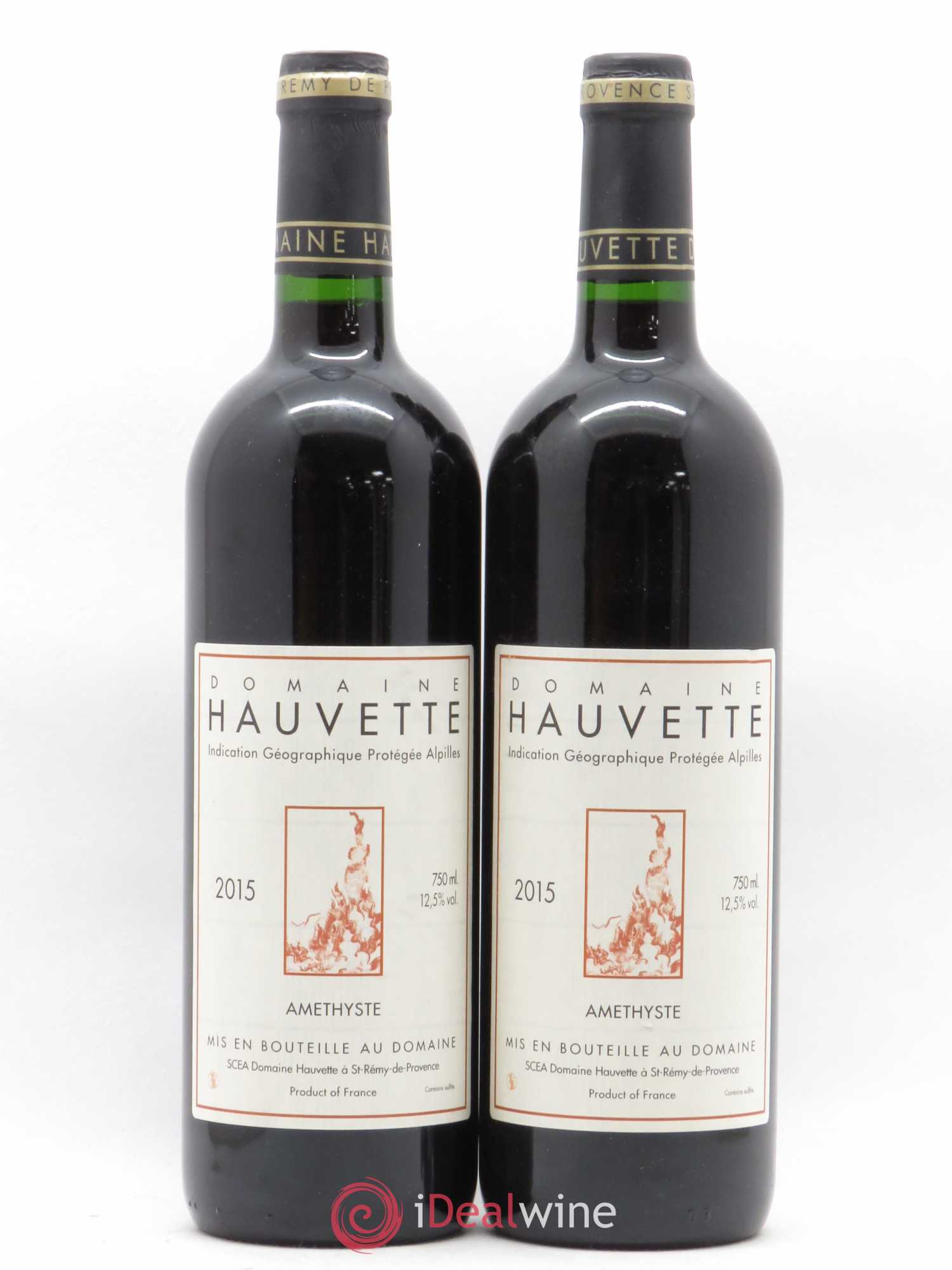 Alpilles Améthyste Hauvette (Domaine) 2015 - Lot de 2 bouteilles - 0