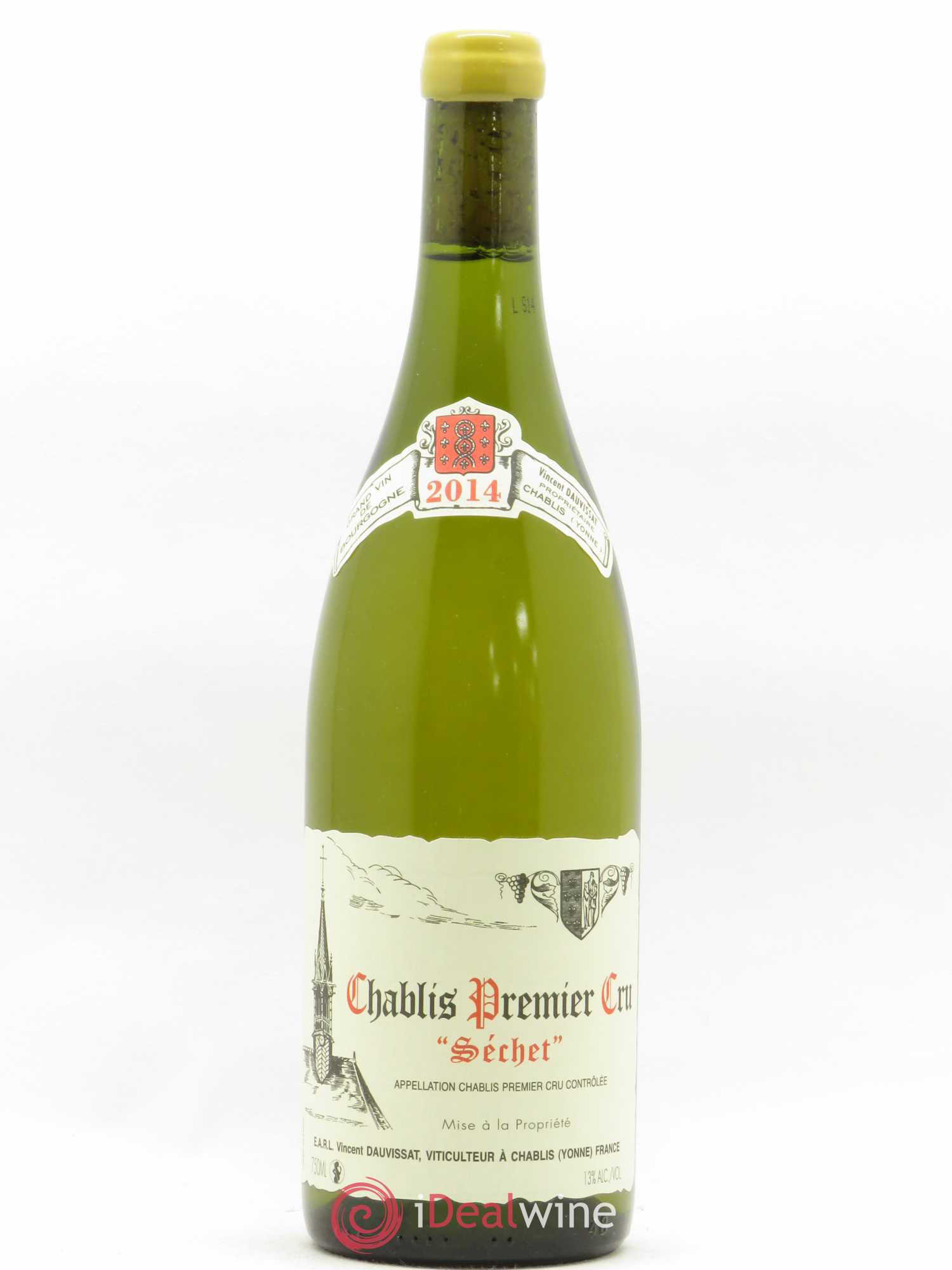 Chablis 1er Cru Séchet Vincent Dauvissat (Domaine) 2014 - Lot de 1 bouteille - 0