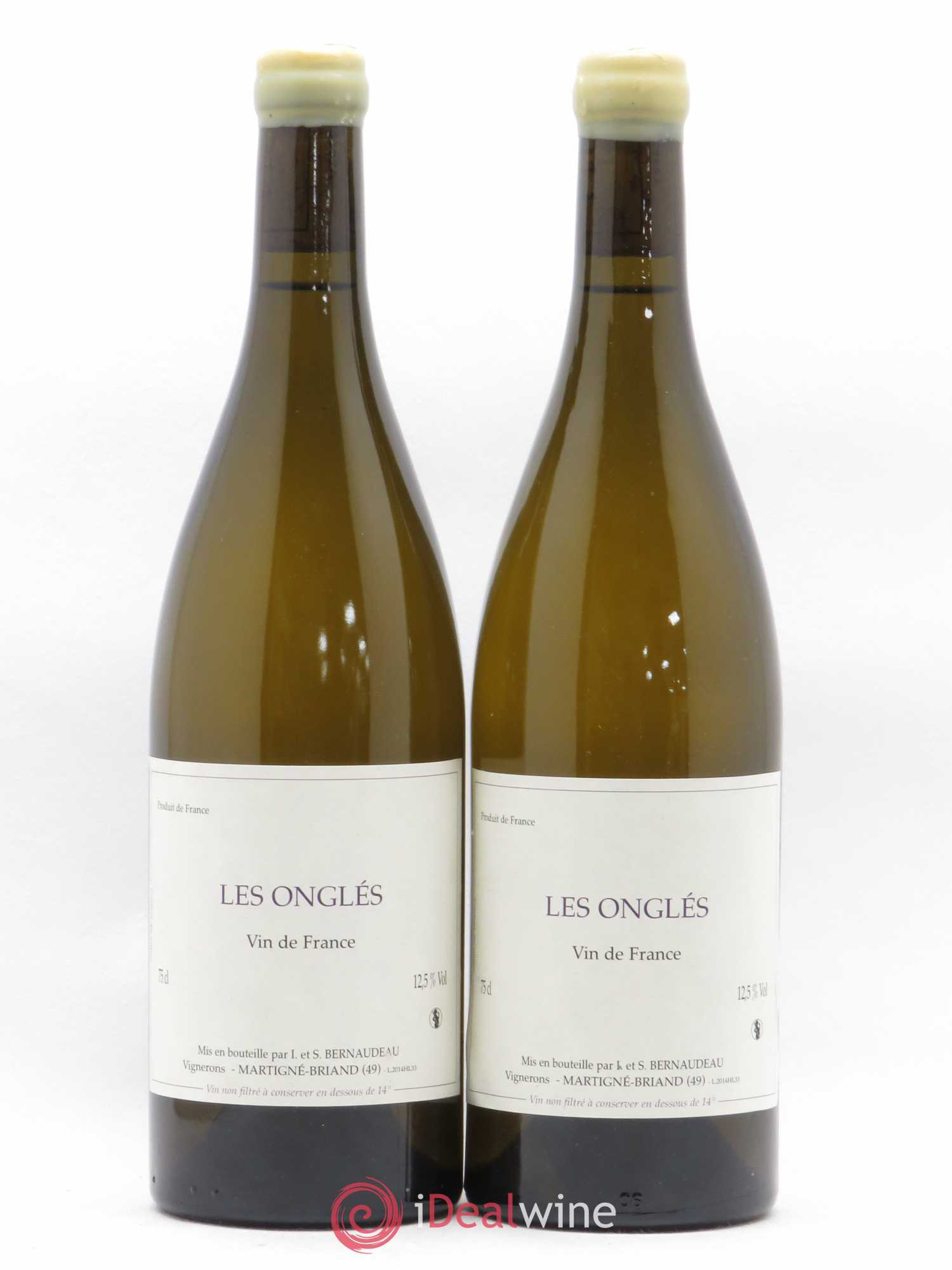 Vin de France Les Onglés Stéphane Bernaudeau 2014 - Lot de 2 bouteilles - 0