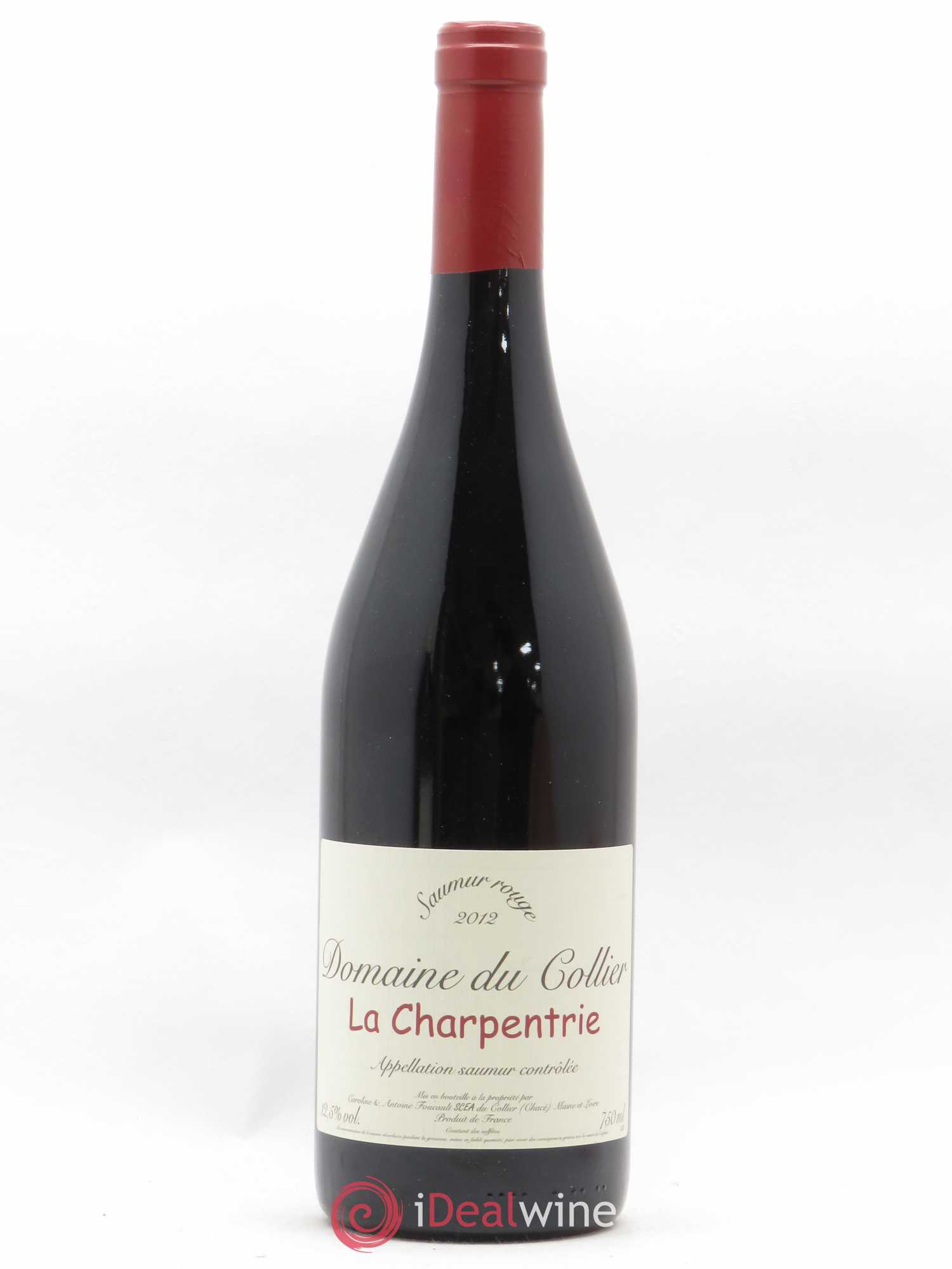 Saumur La Charpentrie Domaine du Collier 2012 - Lot de 1 bouteille - 0