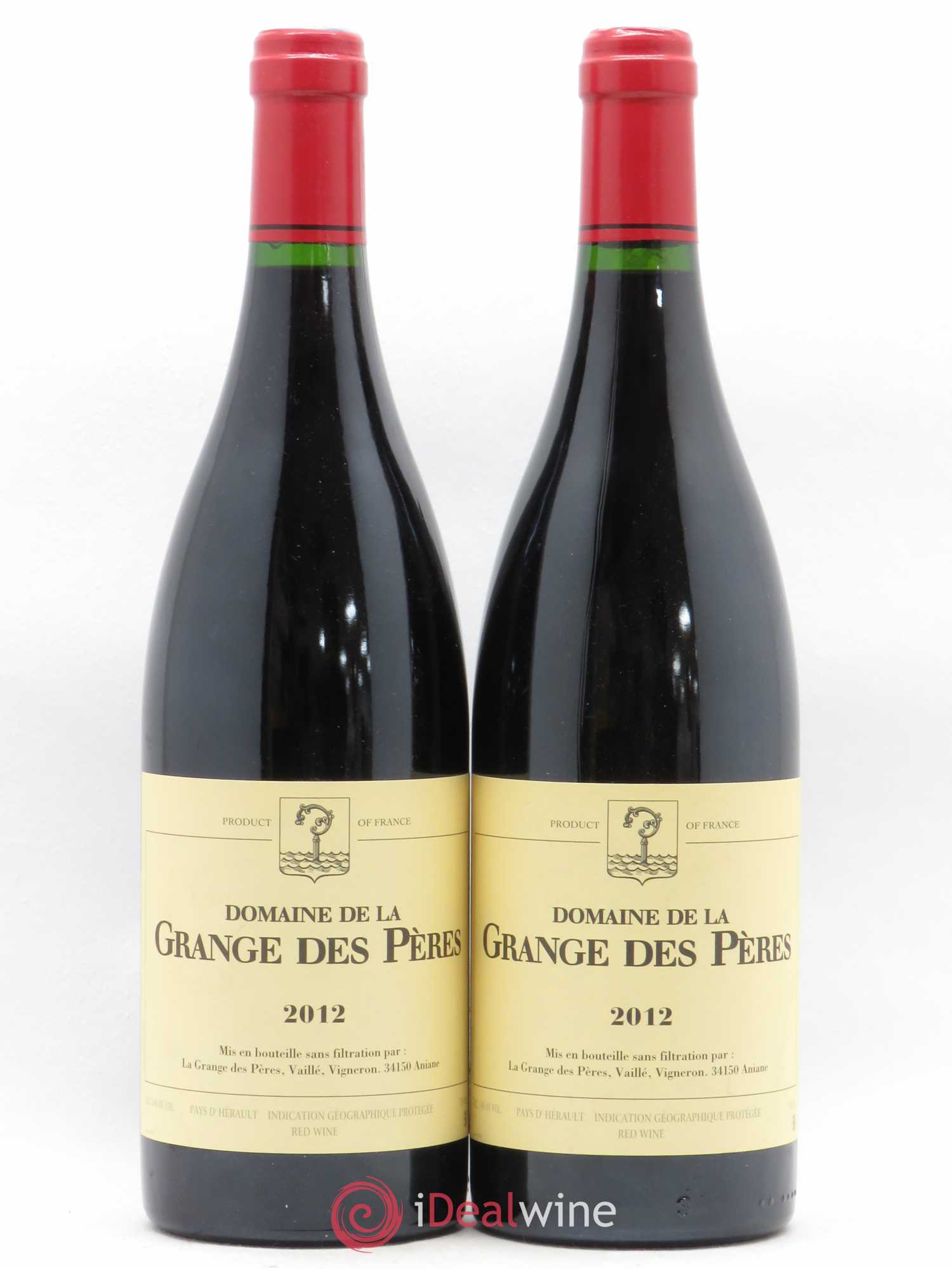 Pays d'Hérault Grange des Pères Laurent Vaillé 2012 - Lot de 2 bouteilles - 0