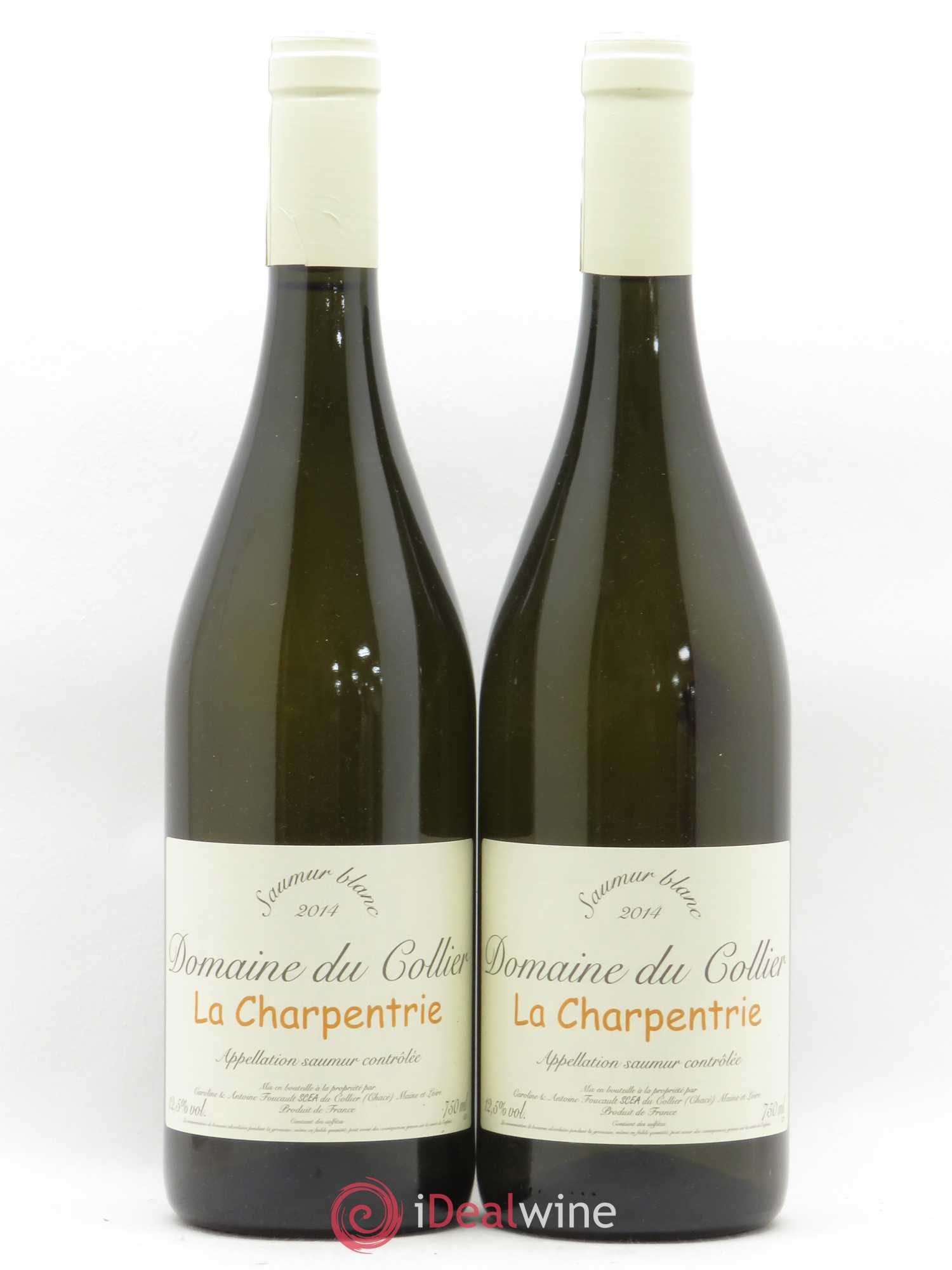 Saumur La Charpentrie Domaine du Collier 2014 - Lot de 2 bouteilles - 0