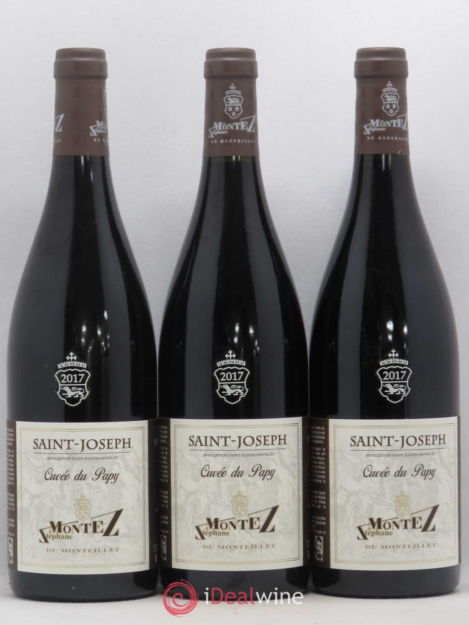 Saint-Joseph Cuvée du Papy Monteillet (Domaine du) - Stéphane Montez 2017 - Lot de 3 bouteilles - 0