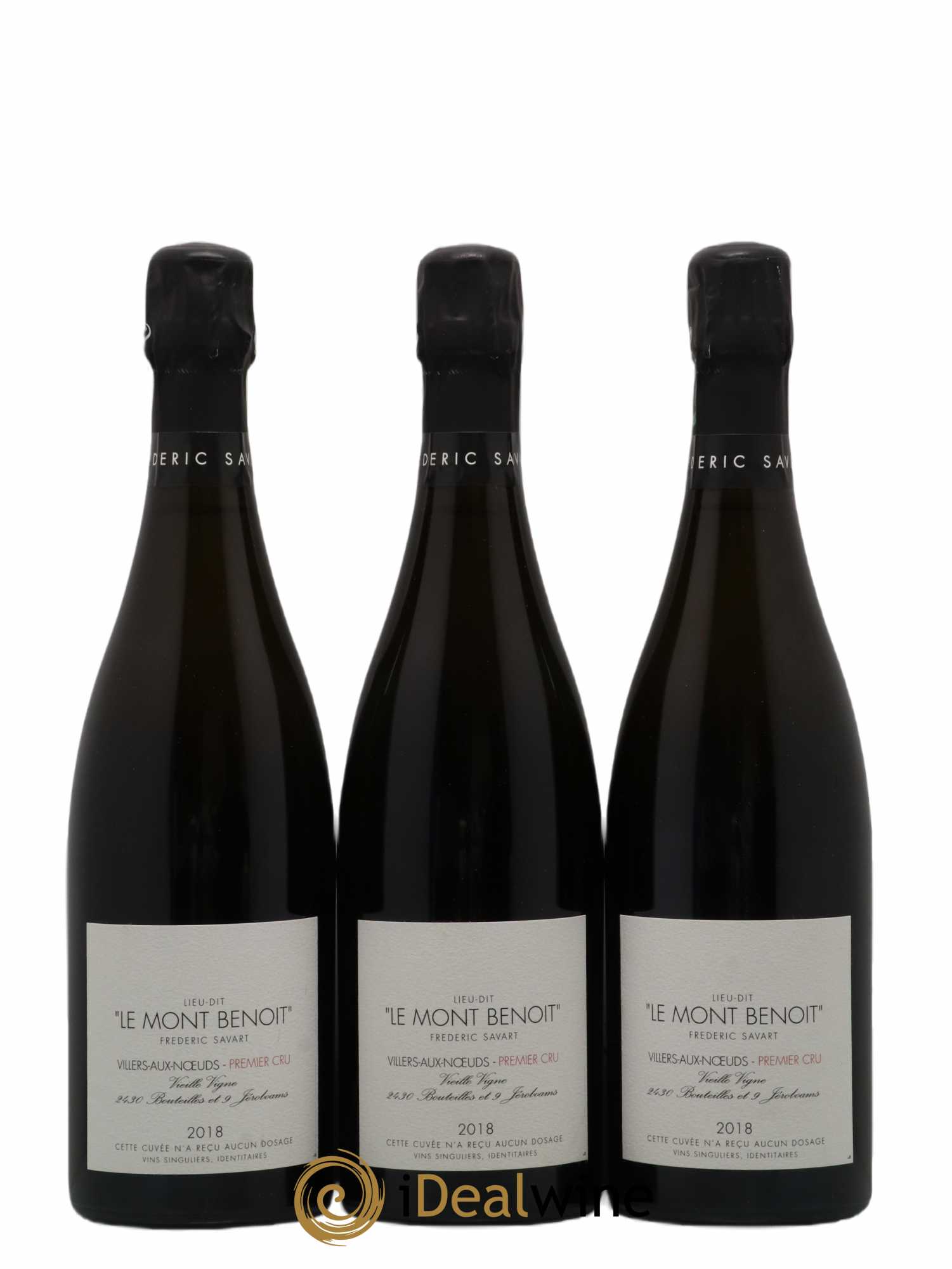 Le Mont Benoit 1er Cru Extra-Brut Vieille Vigne Savart Villiers Aux Noeuds Vielle Vigne 2018 - Lot de 12 bouteilles - 3