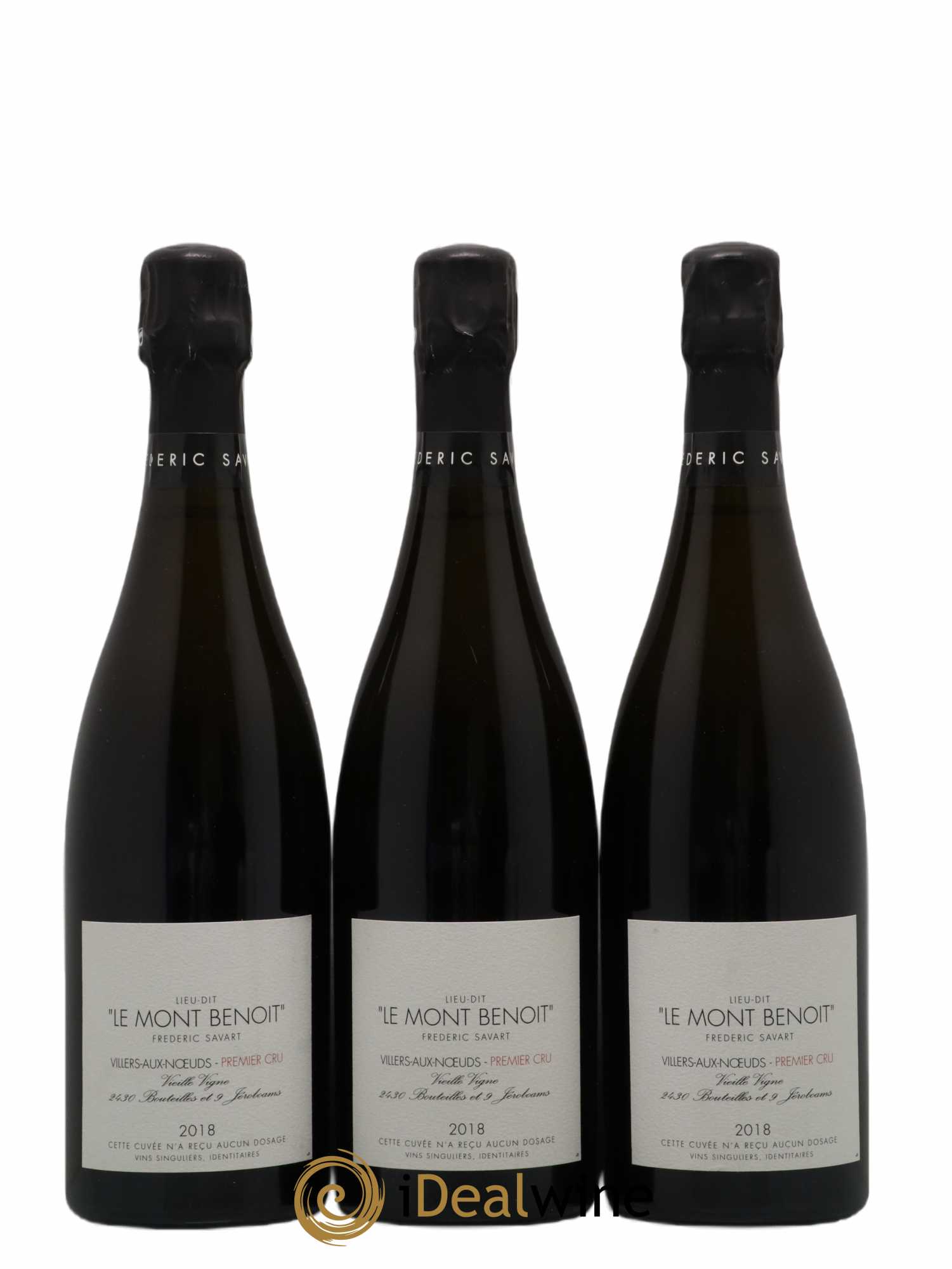 Le Mont Benoit 1er Cru Extra-Brut Vieille Vigne Savart Villiers Aux Noeuds Vielle Vigne 2018 - Lot de 12 bouteilles - 5