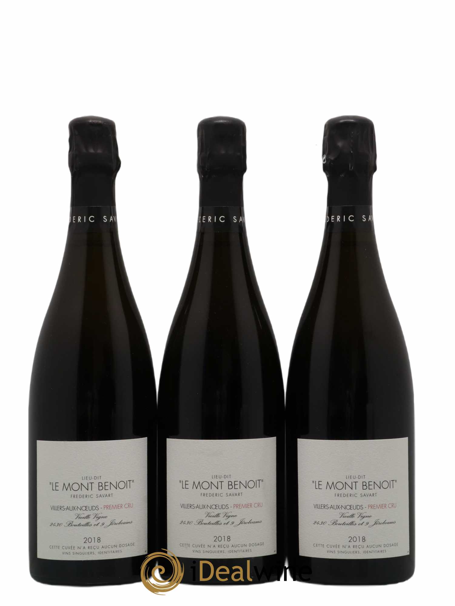 Le Mont Benoit 1er Cru Extra-Brut Vieille Vigne Savart Villiers Aux Noeuds Vielle Vigne 2018 - Lot de 12 bouteilles - 7
