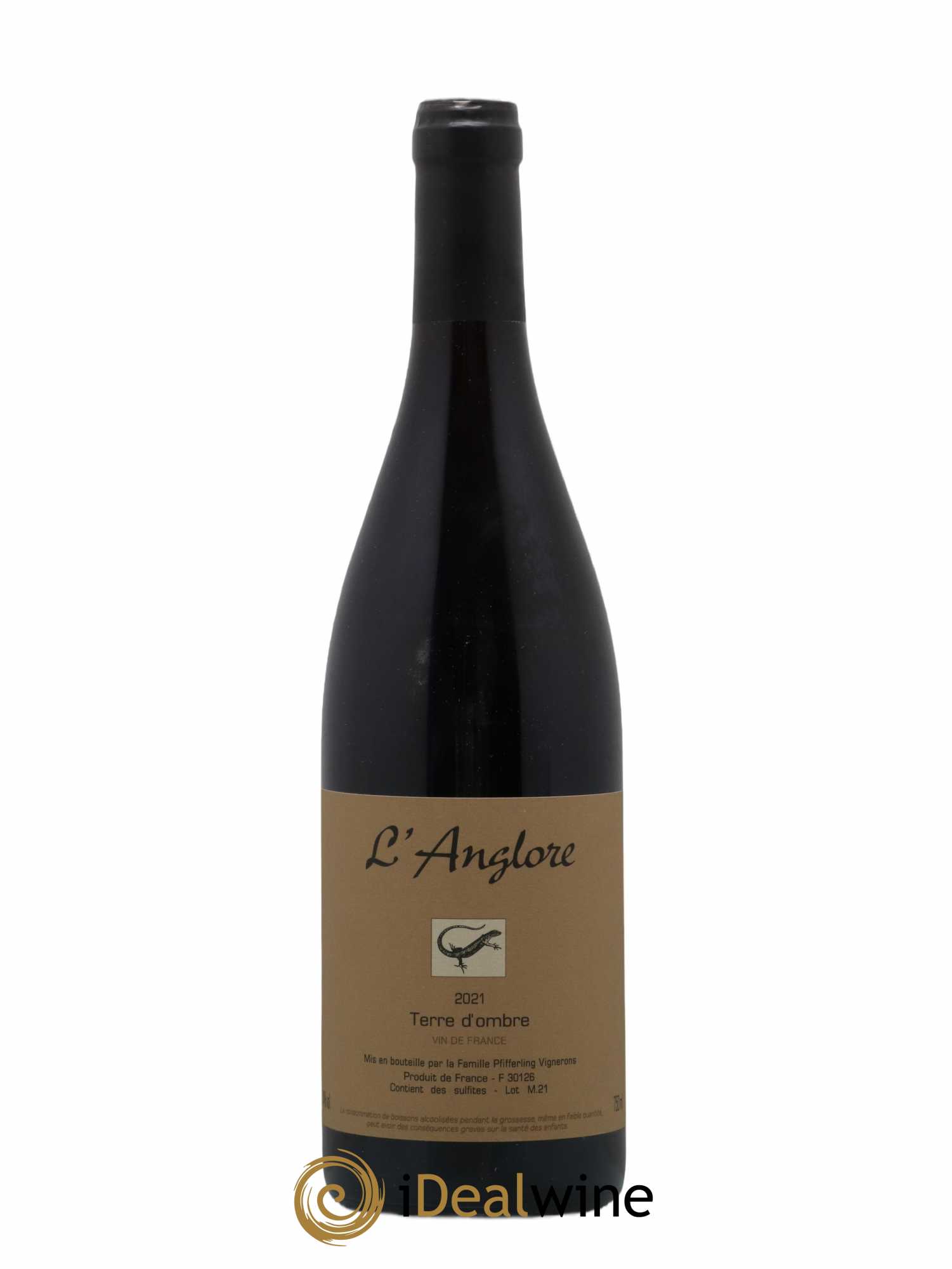 Vin de France Terre d'Ombre L'Anglore 2021 - Lot de 1 bouteille - 0
