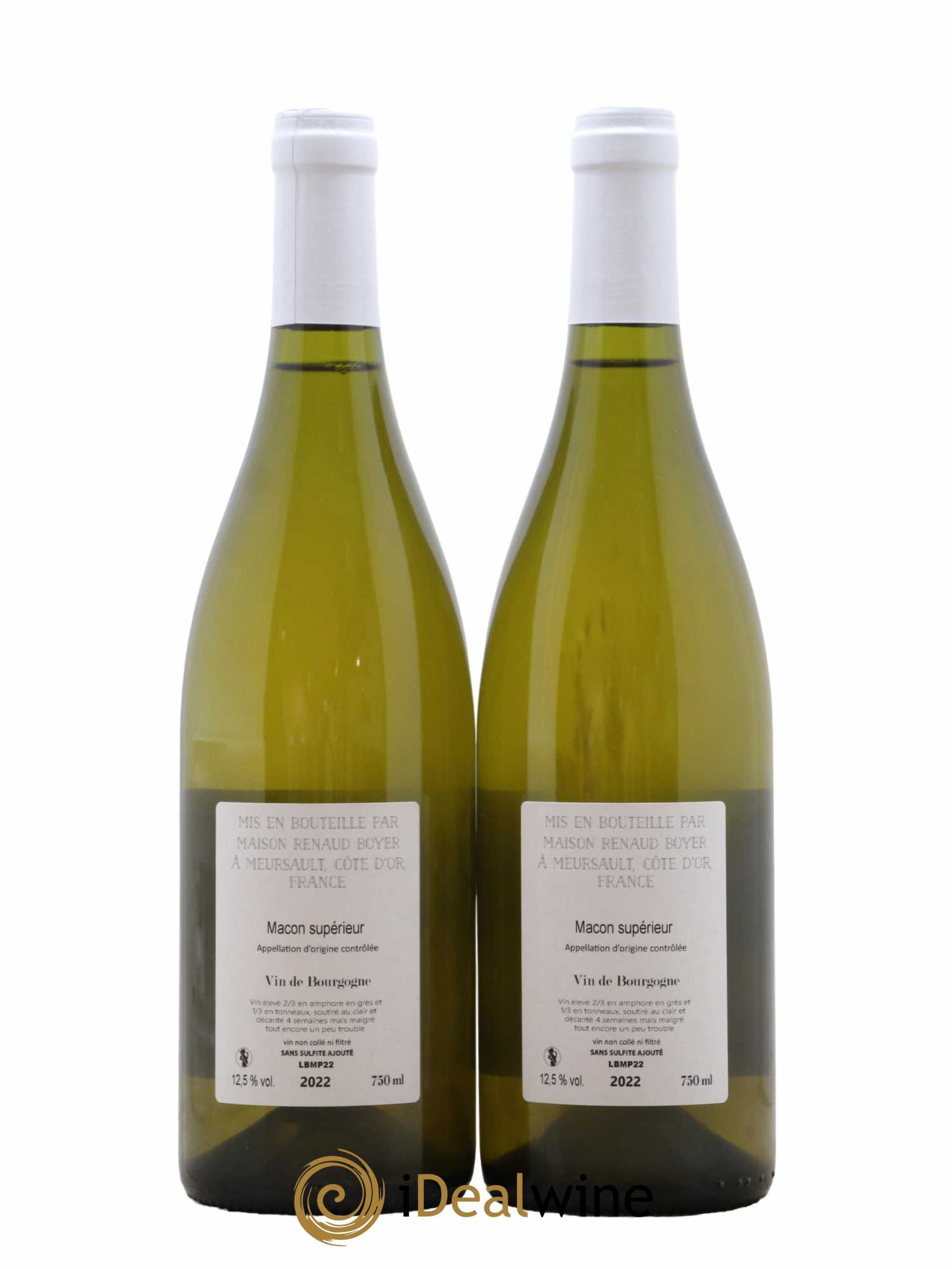 Mâcon Préty...sur un nuage Renaud Boyer 2022 - Lot de 2 bouteilles - 1