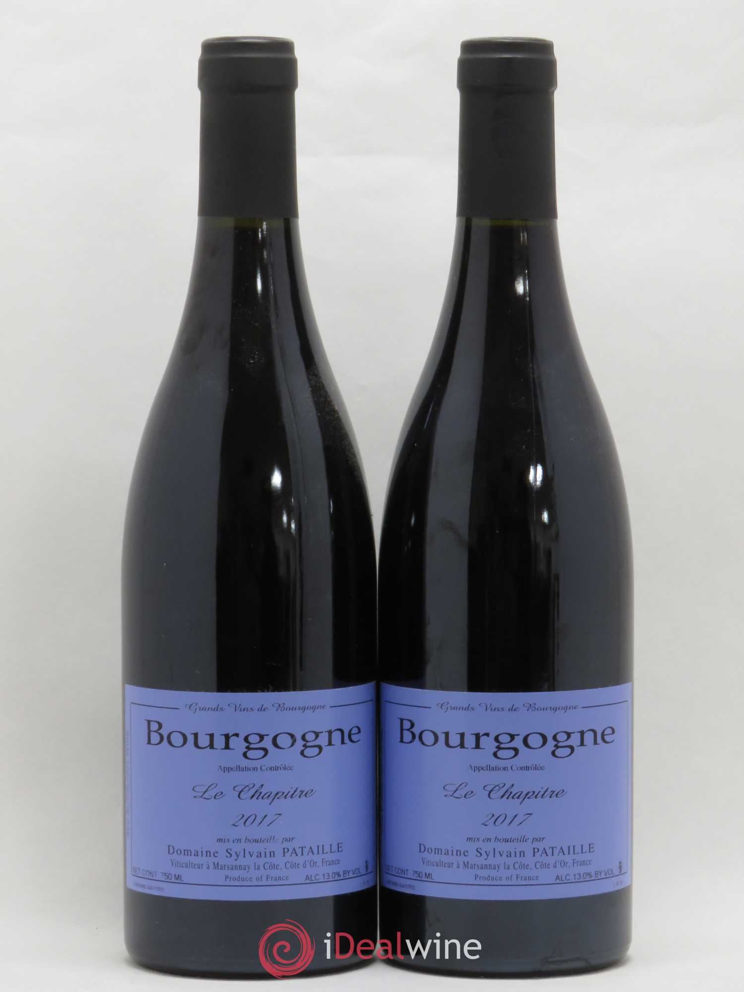 Bourgogne Le Chapitre Sylvain Pataille (Domaine) 2017 - Lot de 2 bouteilles - 0