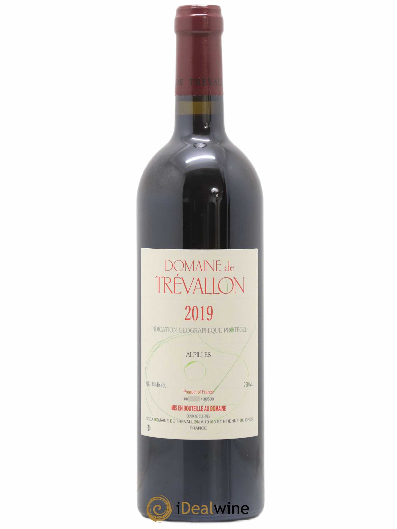 Alpilles Trévallon (Domaine de) Eloi Dürrbach 2019 - Lot de 1 bouteille - 0