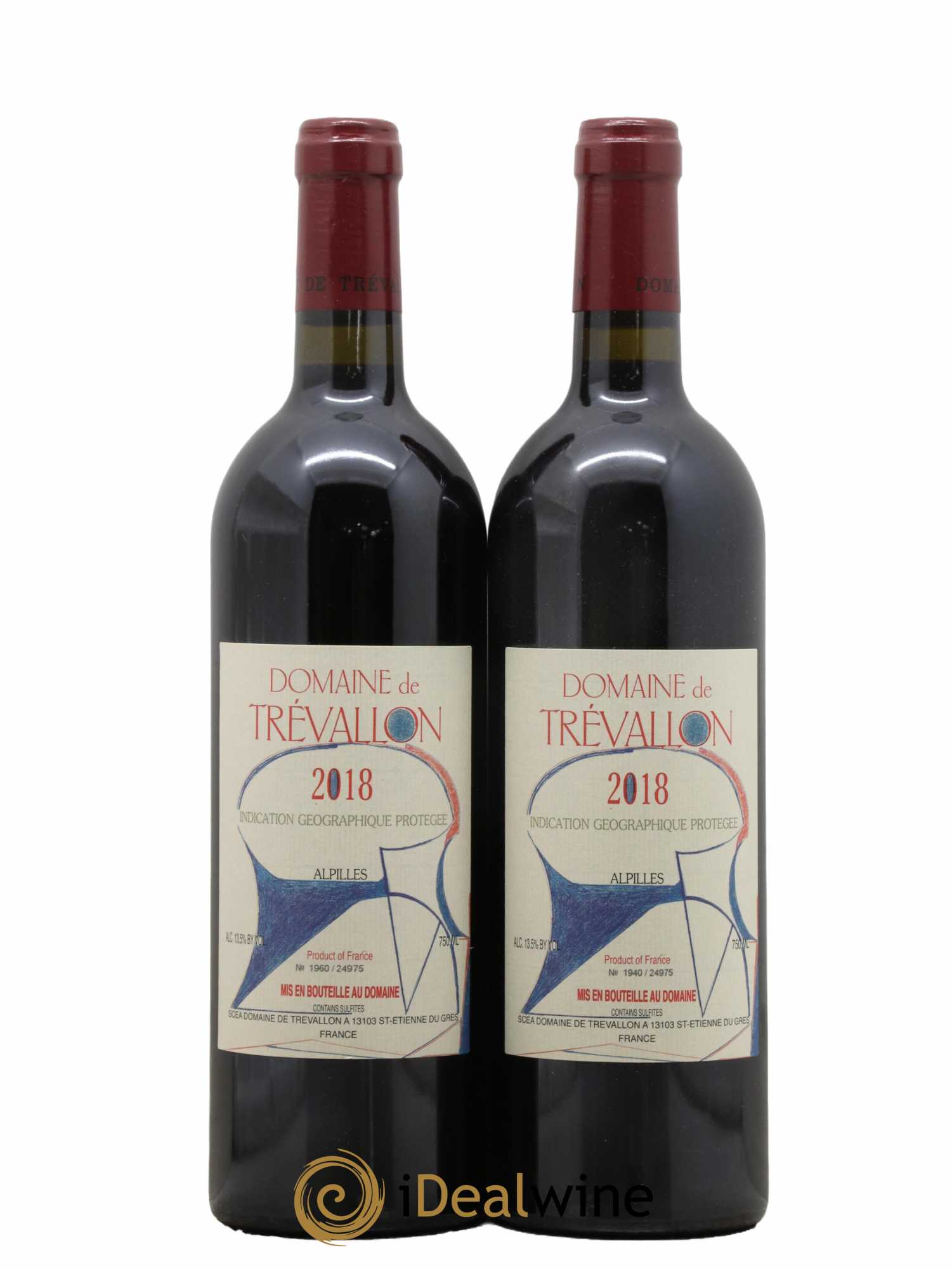 Alpilles Trévallon (Domaine de) Eloi Dürrbach 2018 - Lot de 2 bouteilles - 0