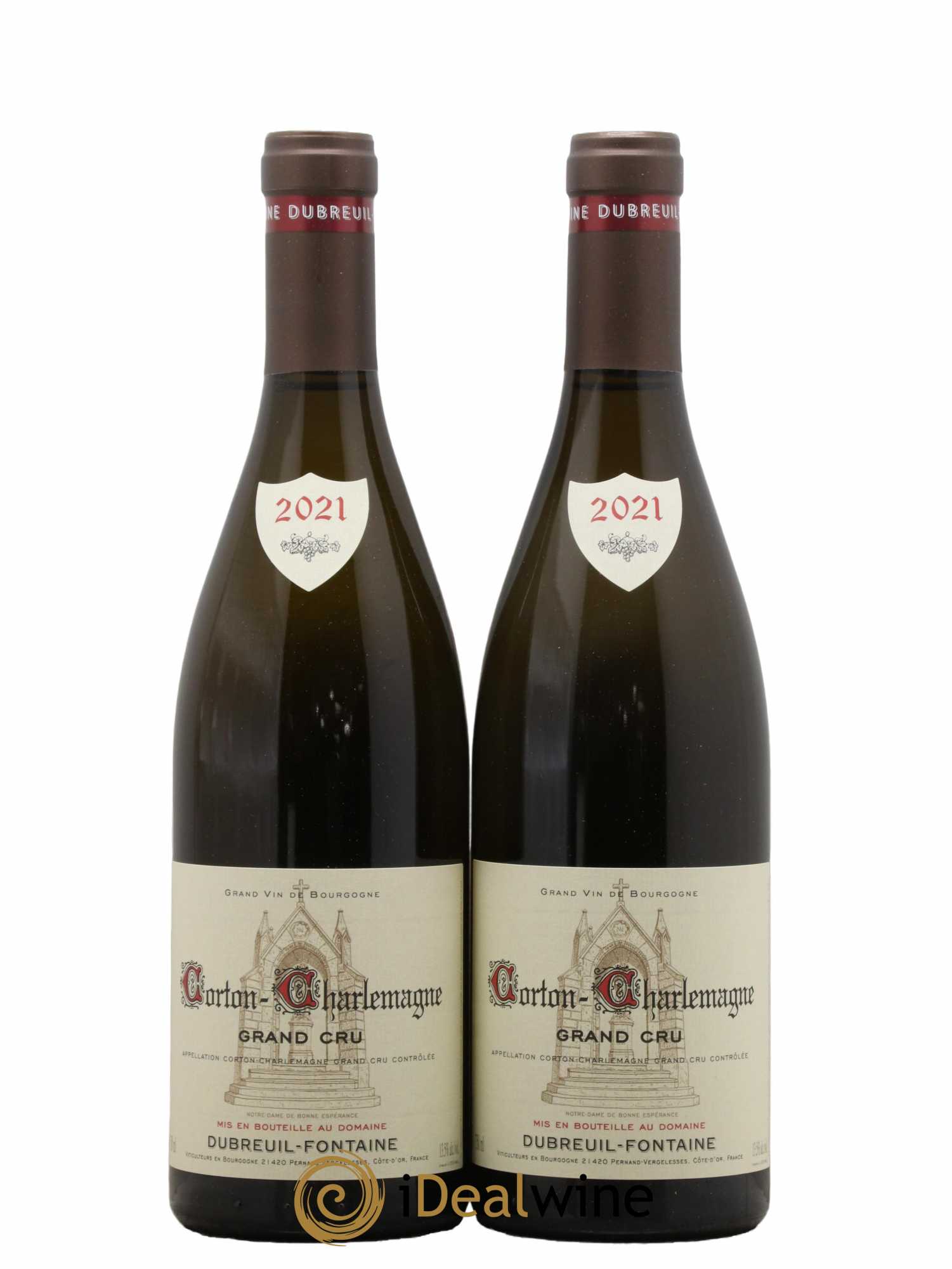 Corton-Charlemagne Grand Cru Dubreuil-Fontaine (Domaine) 2021 - Lot de 2 bouteilles - 0