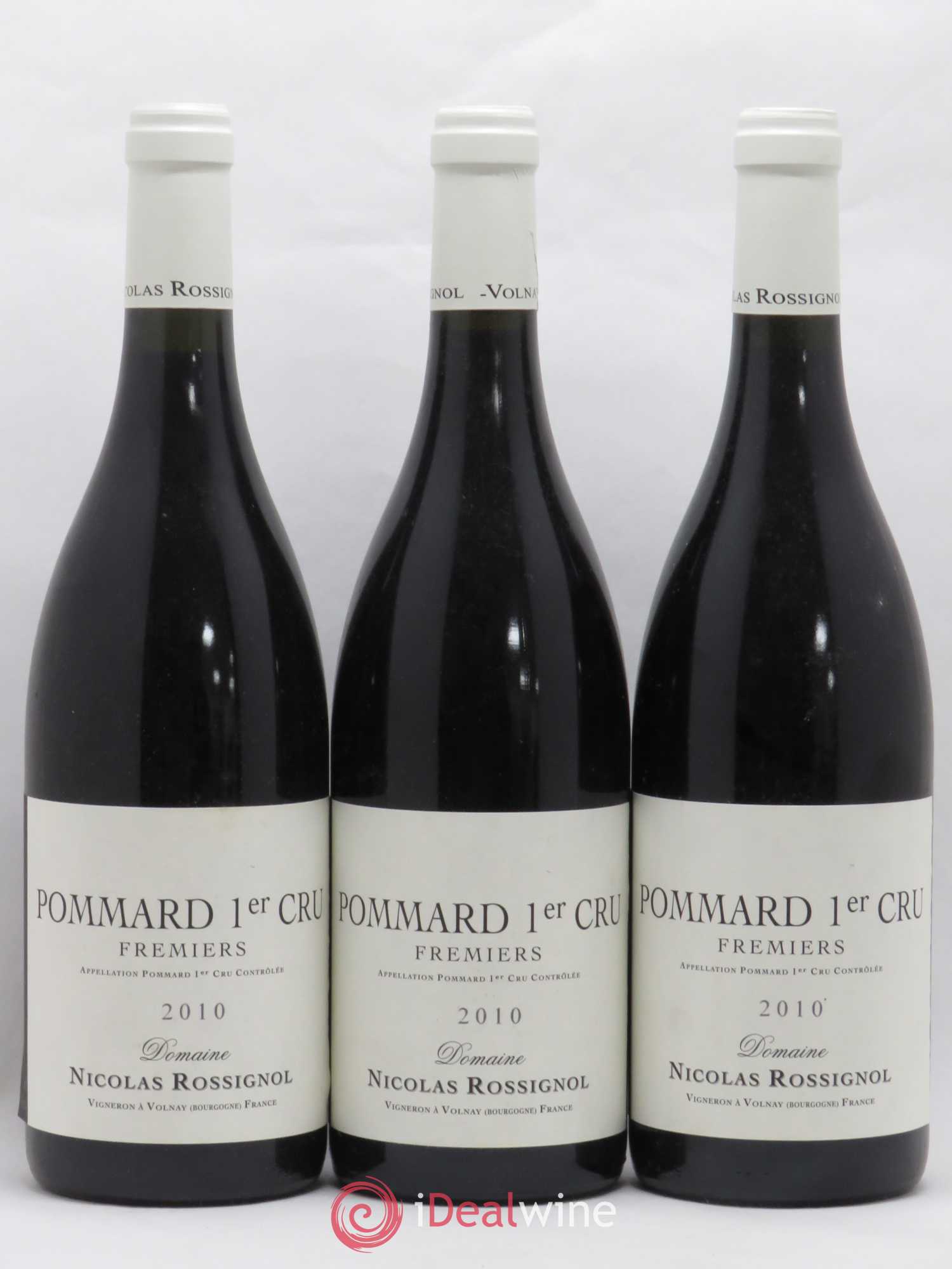 Pommard 1er Cru Fremiers Rossignol 2010 - Lot de 3 bouteilles - 0