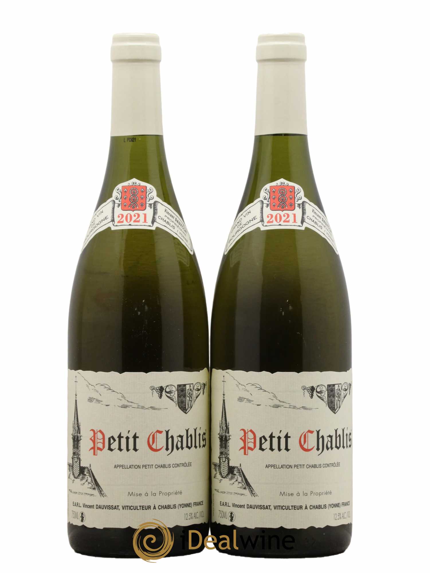 Petit Chablis Vincent Dauvissat (Domaine) 2021 - Lot de 2 bouteilles - 0