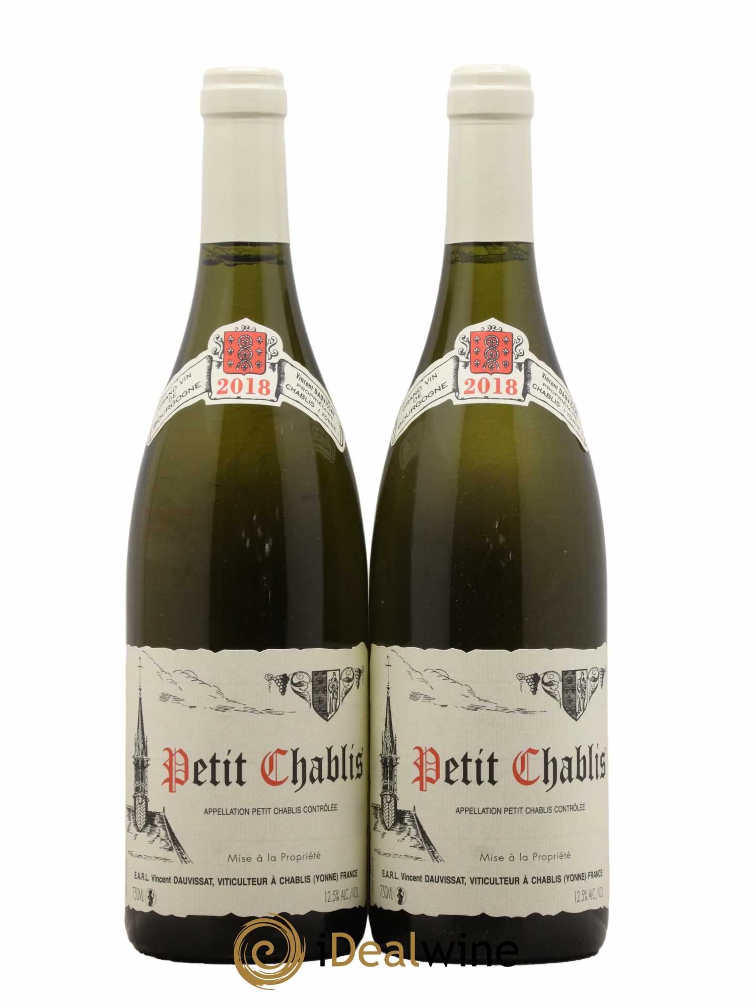 Petit Chablis Vincent Dauvissat (Domaine) 2018 - Lot de 2 bouteilles - 0