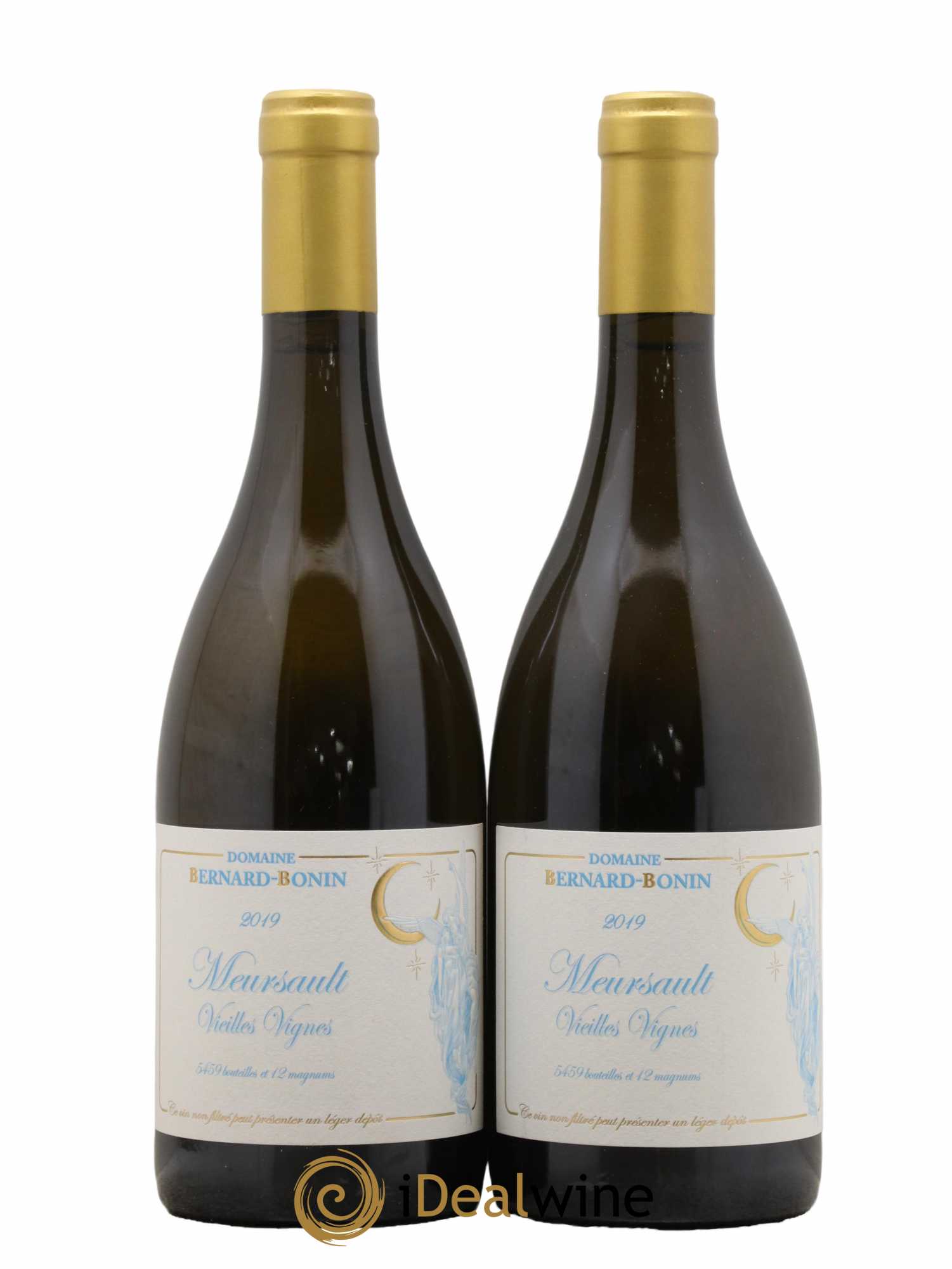 Meursault Vieilles Vignes Bernard Bonin 2019 - Lot de 2 bouteilles - 0