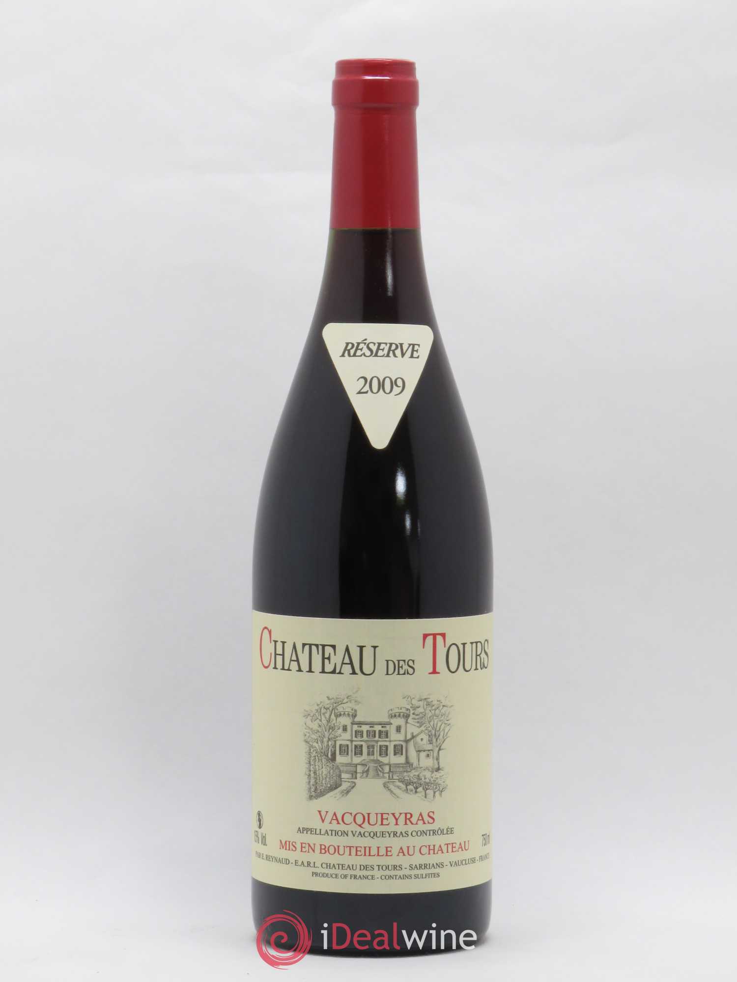 Vacqueyras Château des Tours Emmanuel Reynaud 2009 - Lot de 1 bouteille - 0