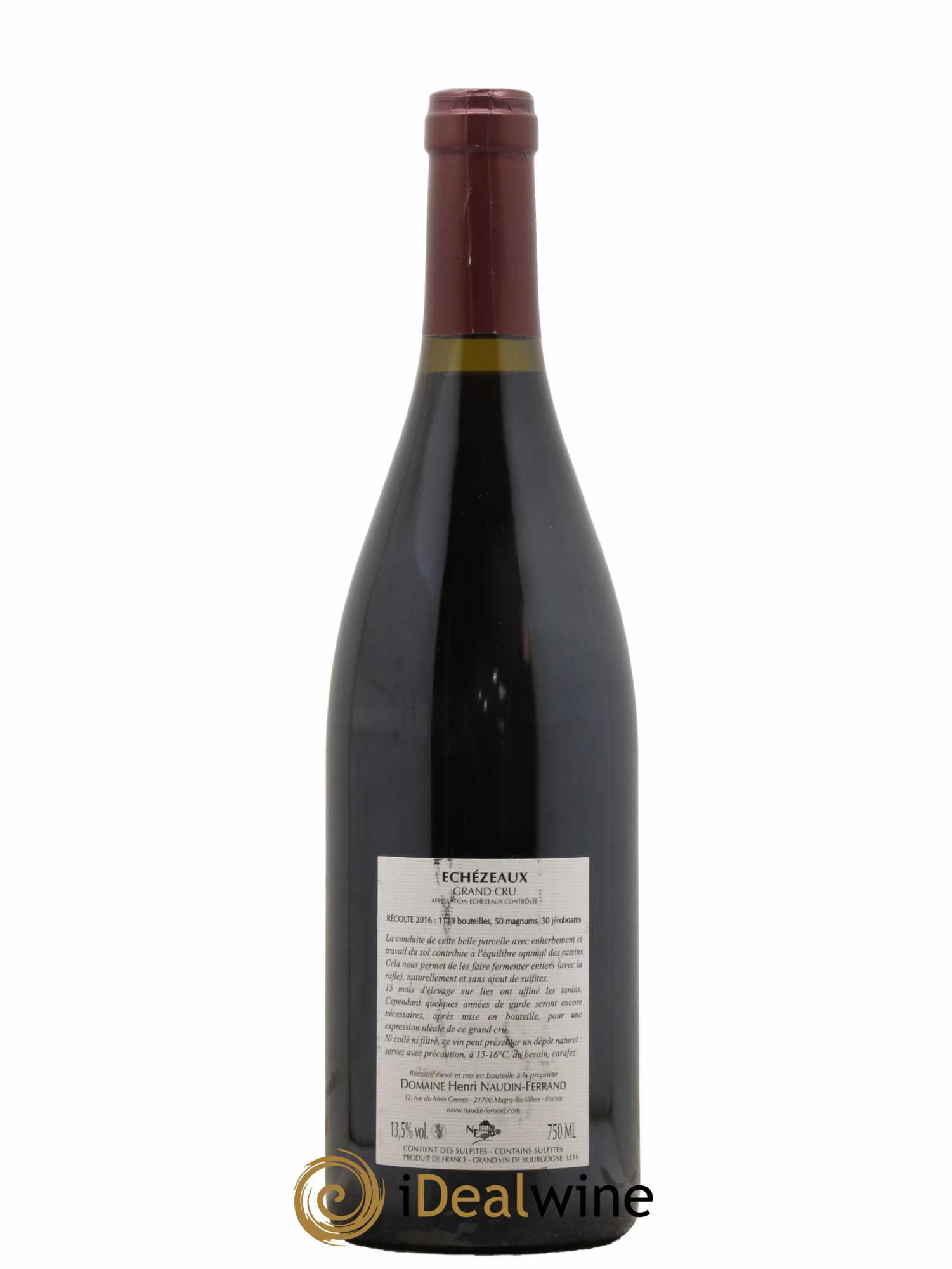 Echezeaux Grand Cru Naudin-Ferrand (Domaine)  2016 - Lotto di 1 bottiglia - 1