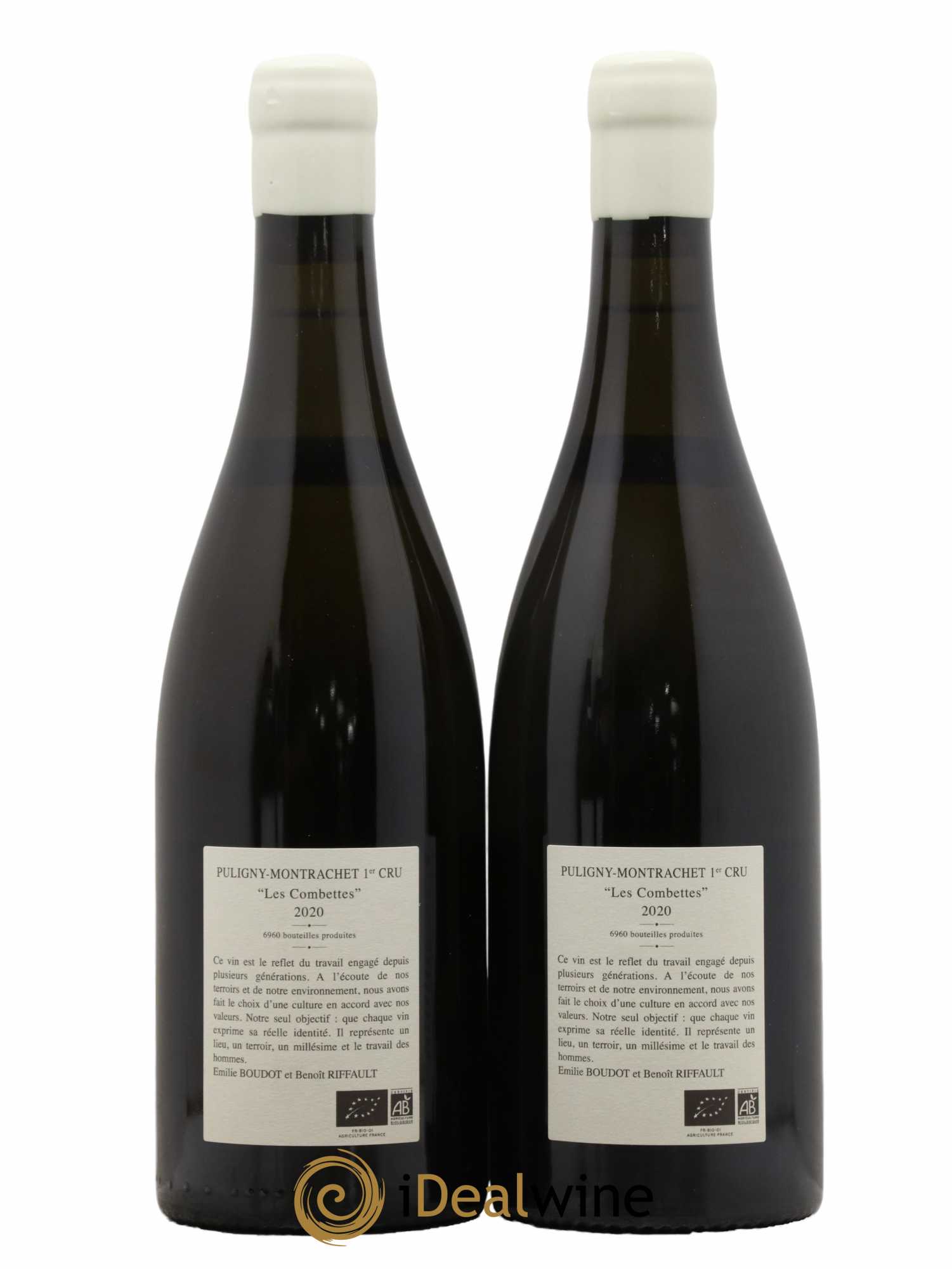 Puligny-Montrachet 1er Cru Les Combettes Etienne Sauzet  2020 - Lot de 2 bouteilles - 1
