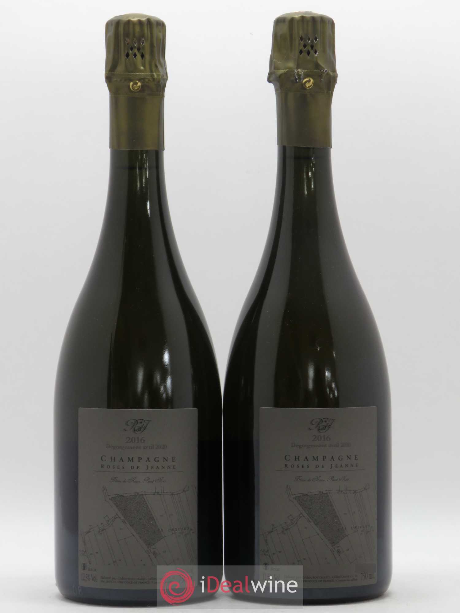 Roses de Jeanne Les Ursules Blanc de Noirs Brut Cédric Bouchard 2016 - Lot de 2 bouteilles - 1